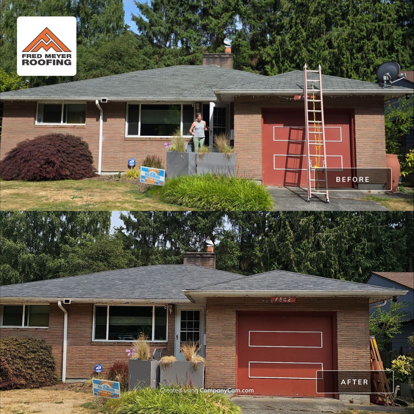 Roofing Project in Seattle by Fred Meyer Roofing