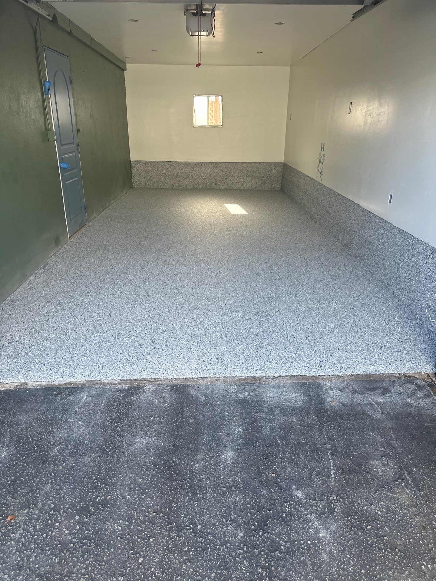 Morro Bay Garage Floor Coating with Simiron Decorative Chips by MGP Coatings