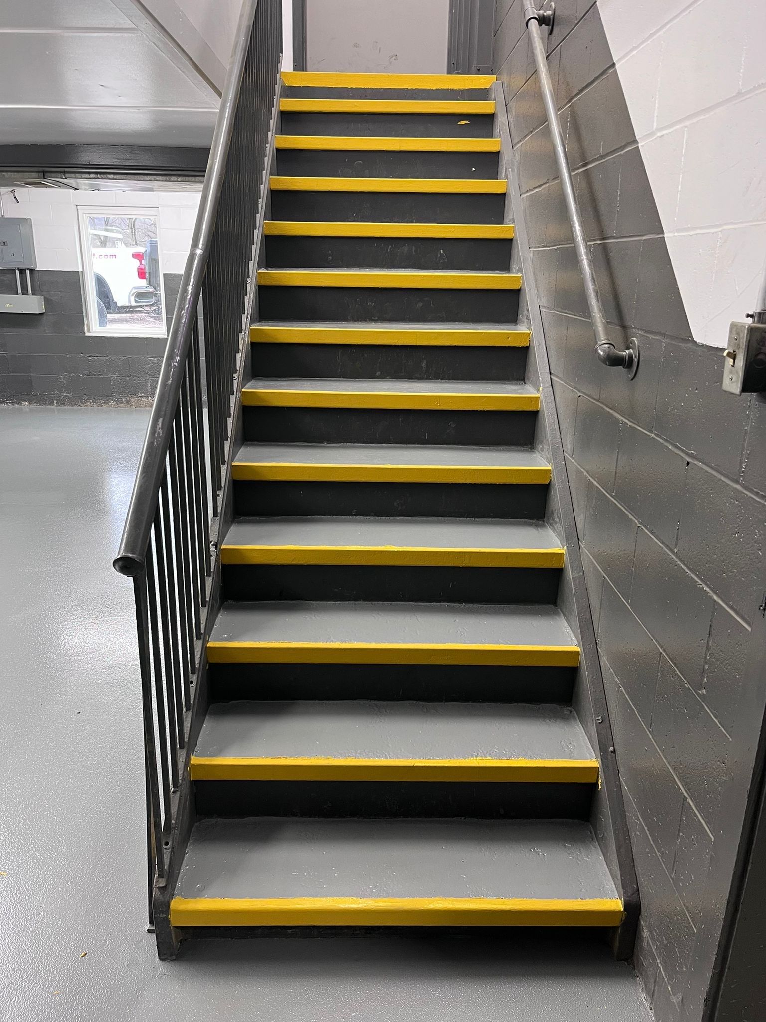 Industrial Grey Grit Project in Mars by Floors in a Day, Inc