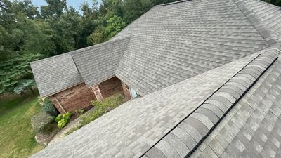 Residential Roofing Installation using GAF Natural Shadow 