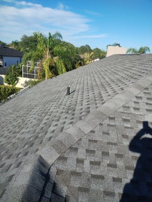 Roof Replacement  using GAF Timberline HDZ Color Pewter 