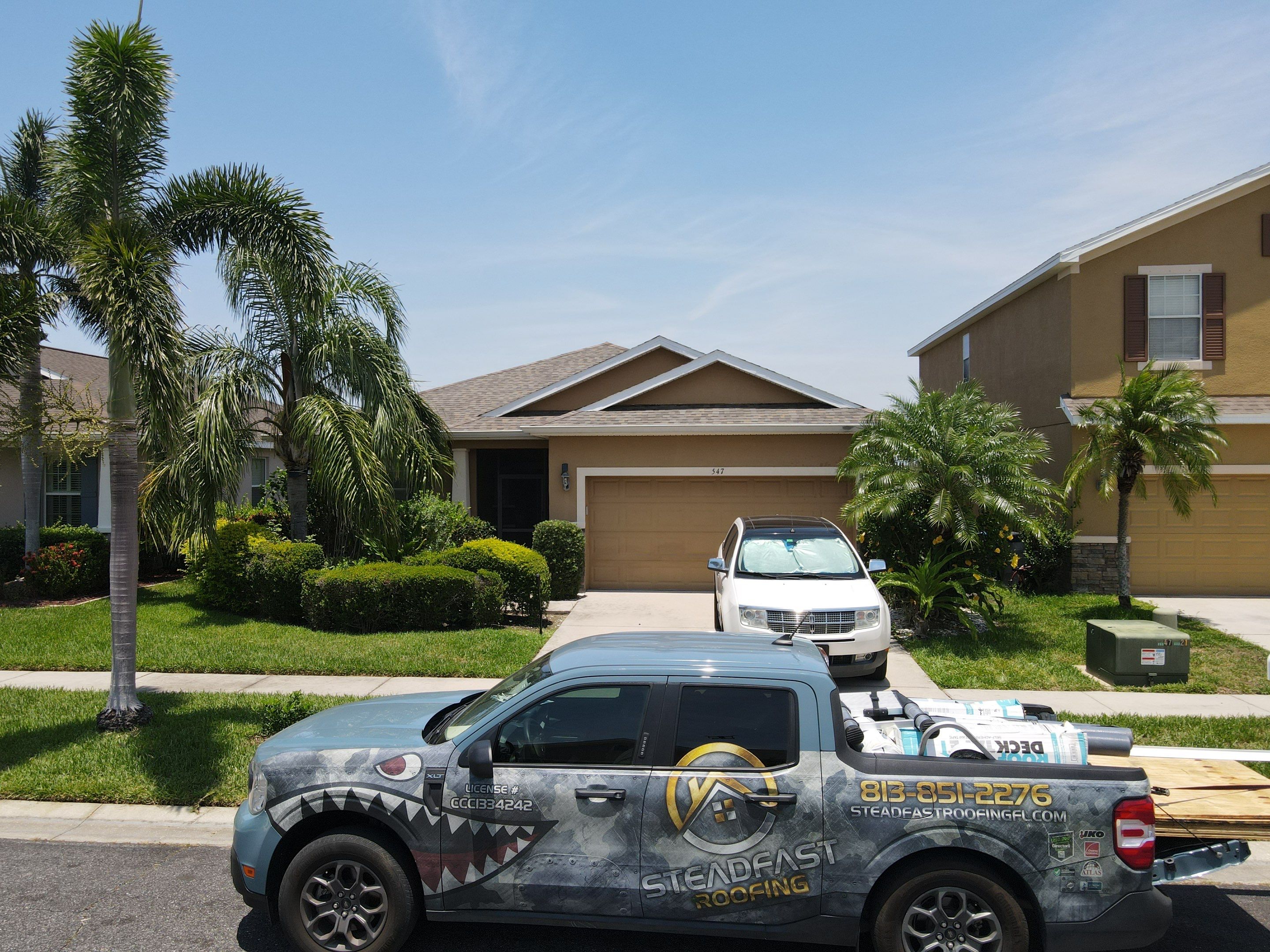 Roof Replacement in Ruskin, FL. by Steadfast Roofing