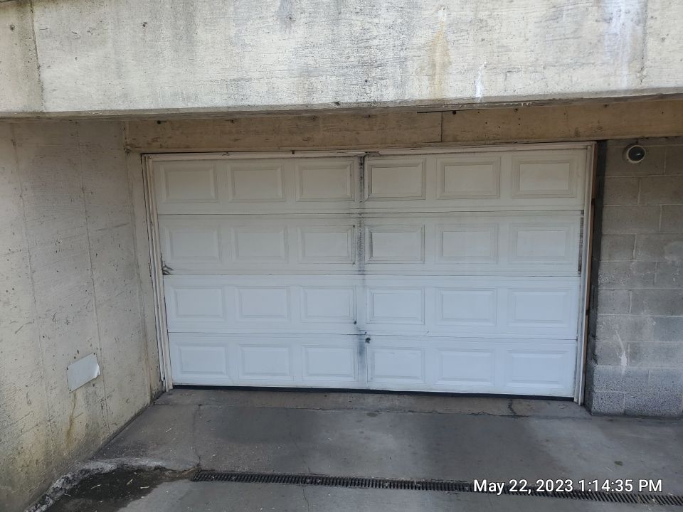 Parking garage using Hot water by Northern Power Washing LLC.