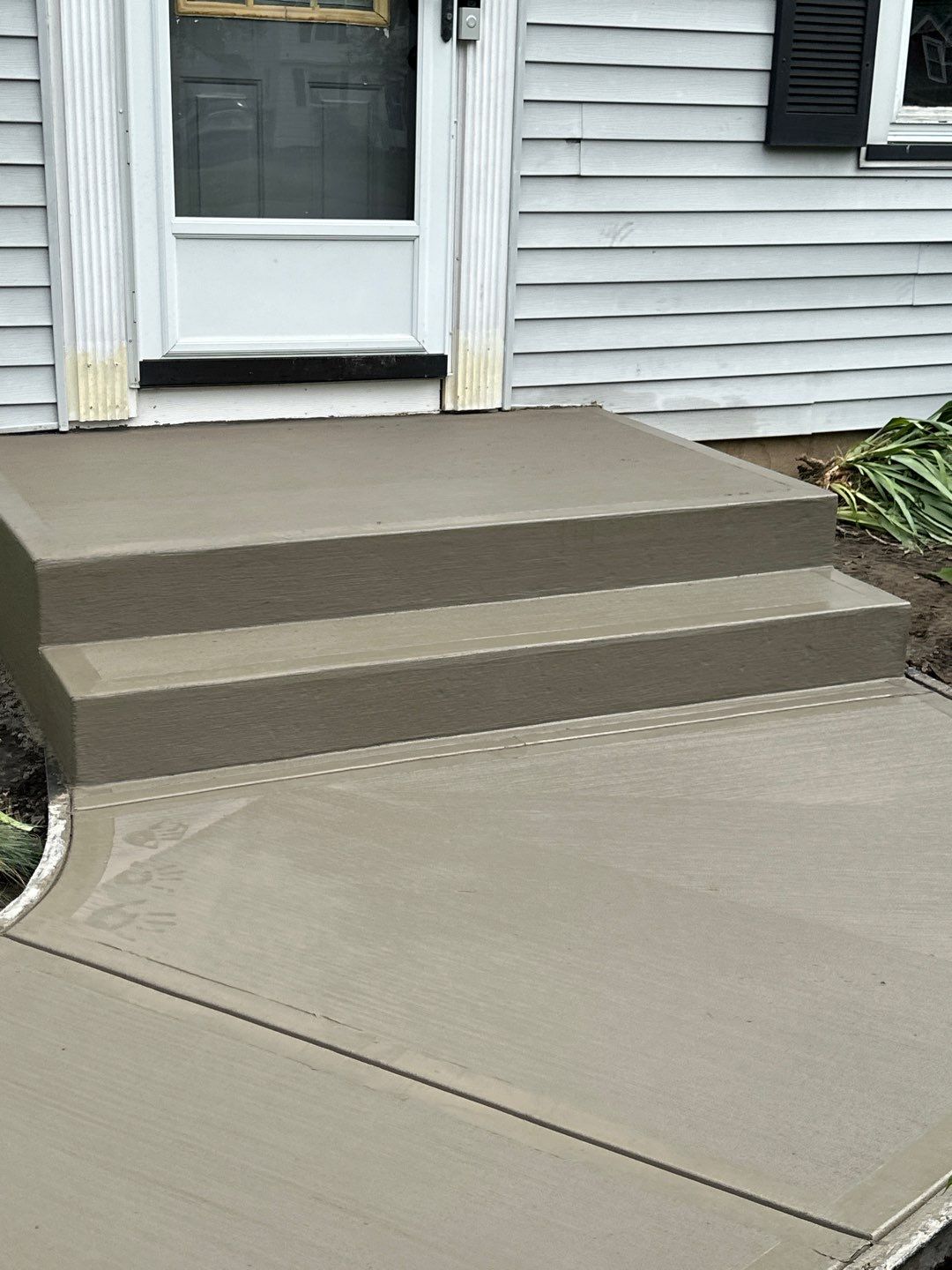 Broom Finish Walkway  by NG Masonry & Construction LLC