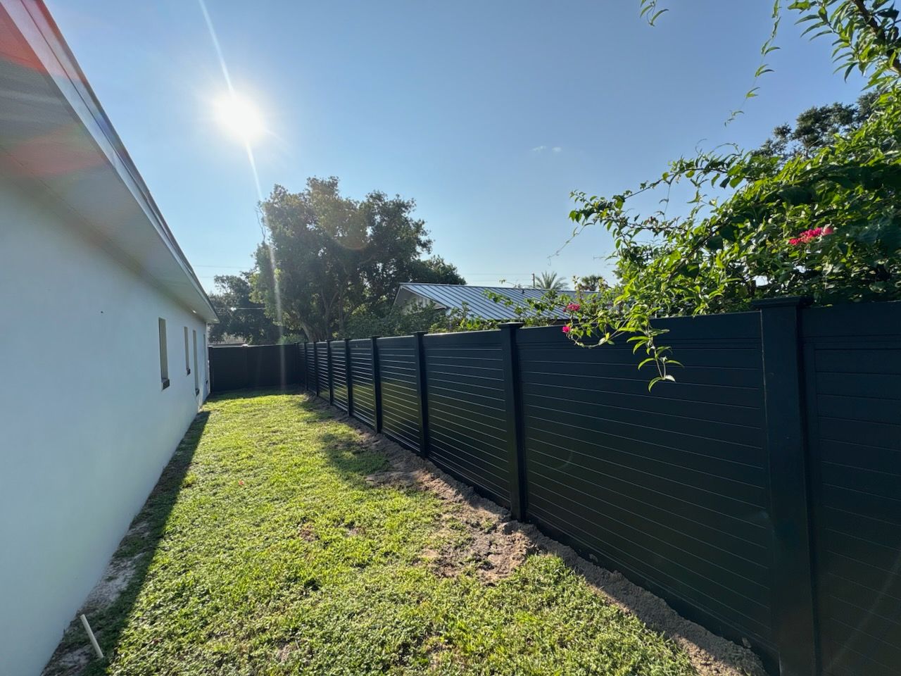 Blackline Vinyl Fence Installation by Asap fence and gates, LLC