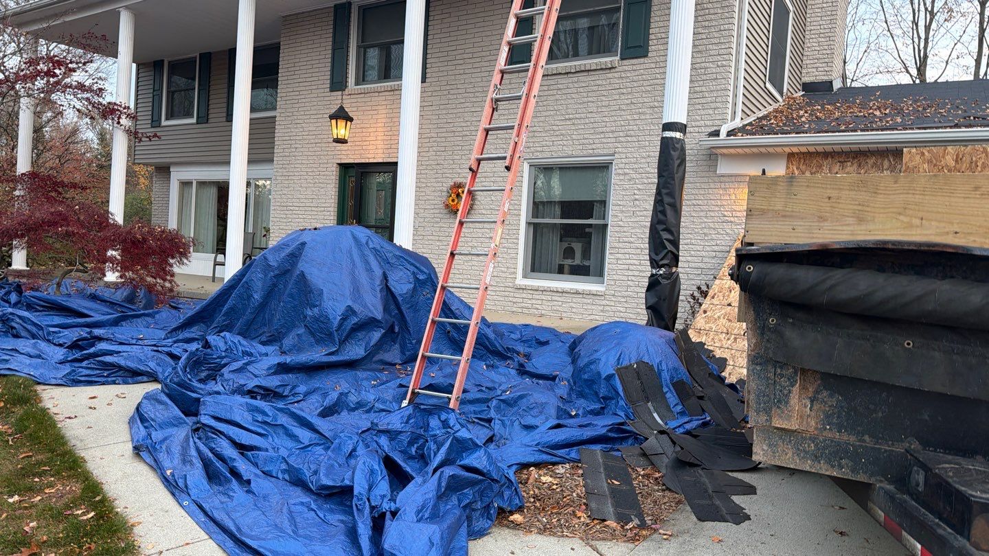 Roof Replacement using Owens Corning Onyx Black by 180 Contractors