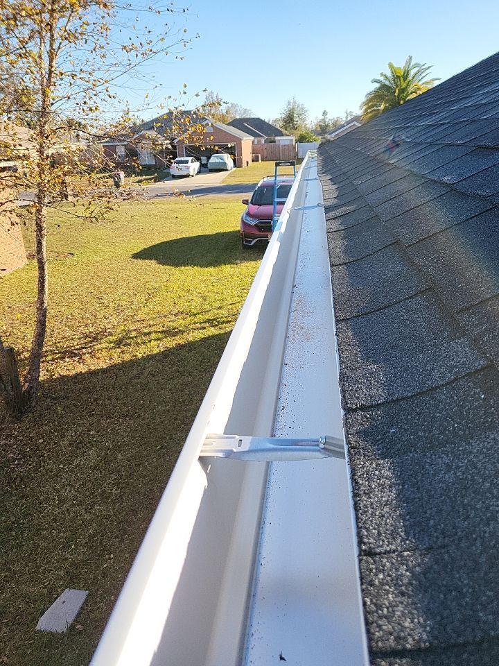 Gutter Installation using K-Style Seamless Gutters by Gutter Professors