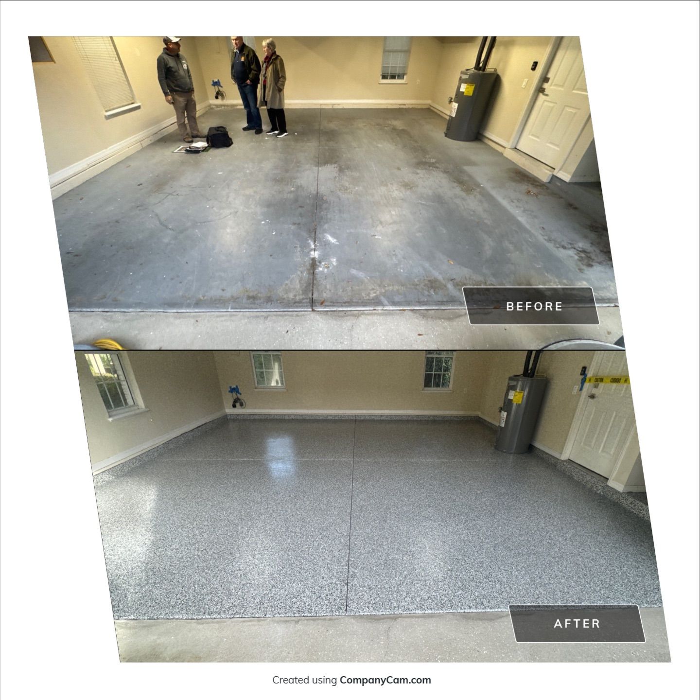 Project in Gainesville, FL by Cross Creek Concrete Coatings