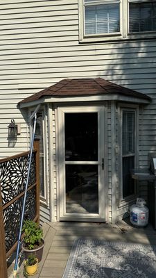 Turtle Shell gutter protection installation in Naperville, IL 60540, photograph 7