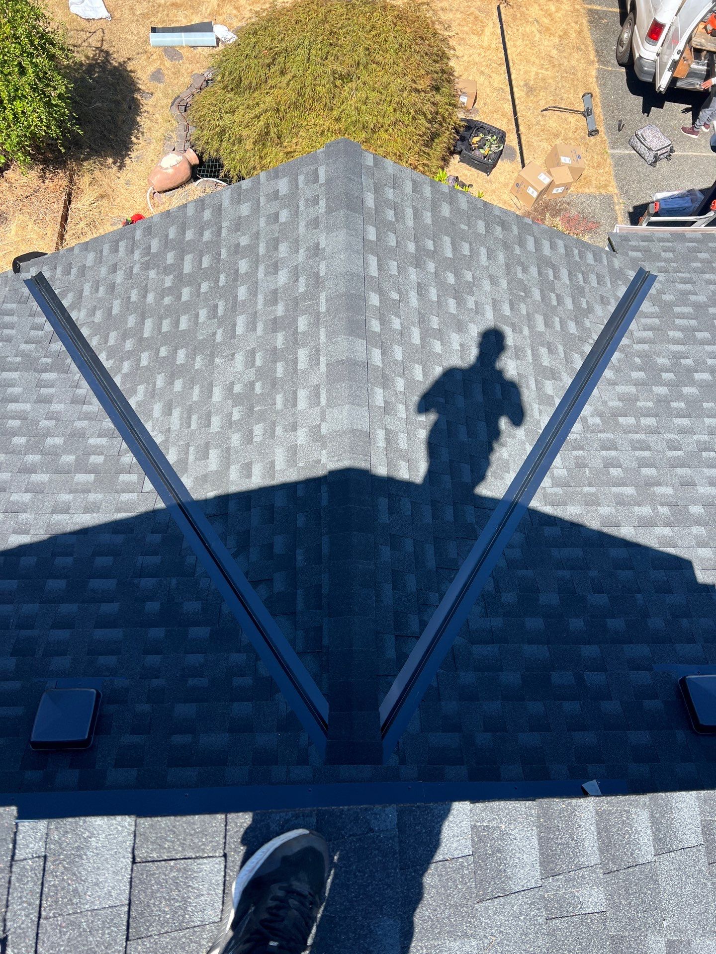 Residential Roofing Installation using GAF HDZ Shingles by Roofing Formula LLC