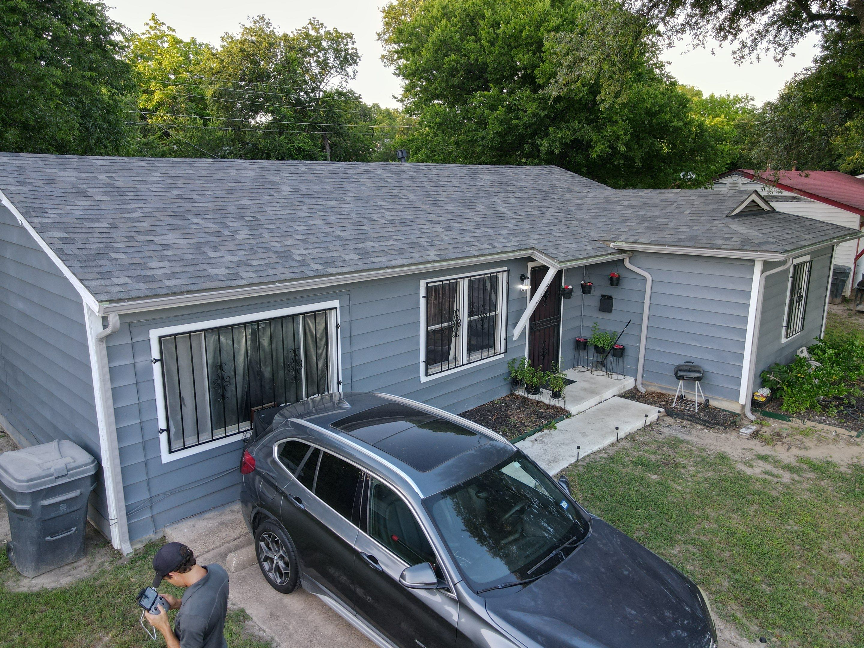 Malarkey Class 4 with New Gutters by Berry Good Roofing 
