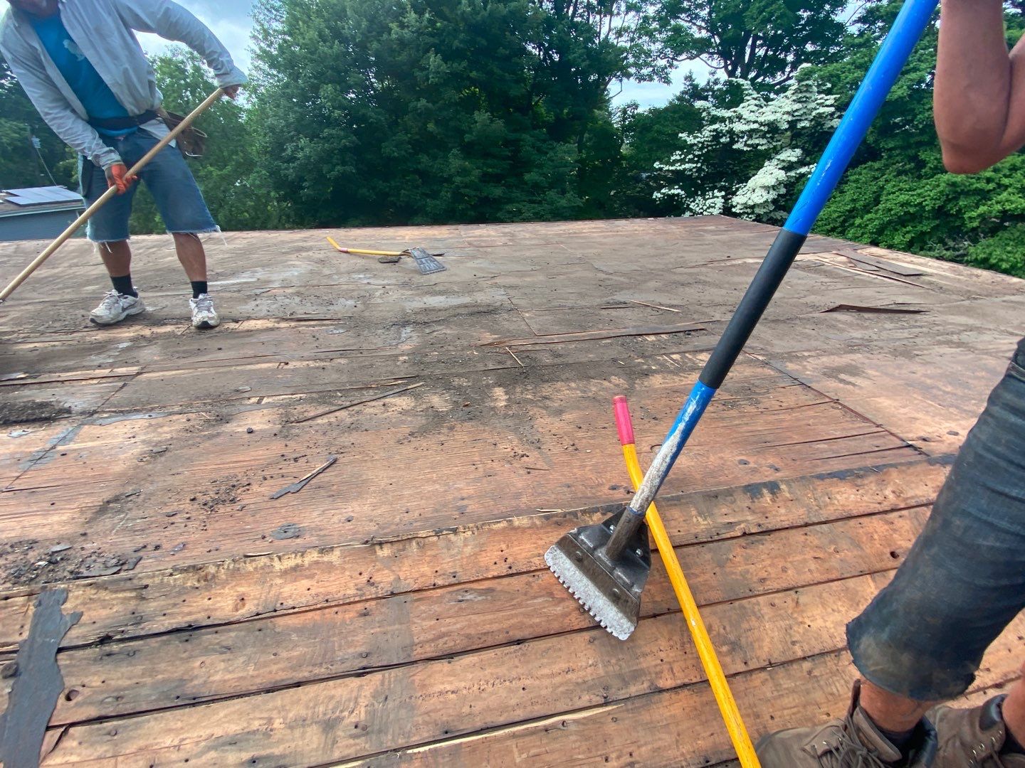 Residential Roofing Installation using Owens Corning Duration Driftwood by A Plus Exterior