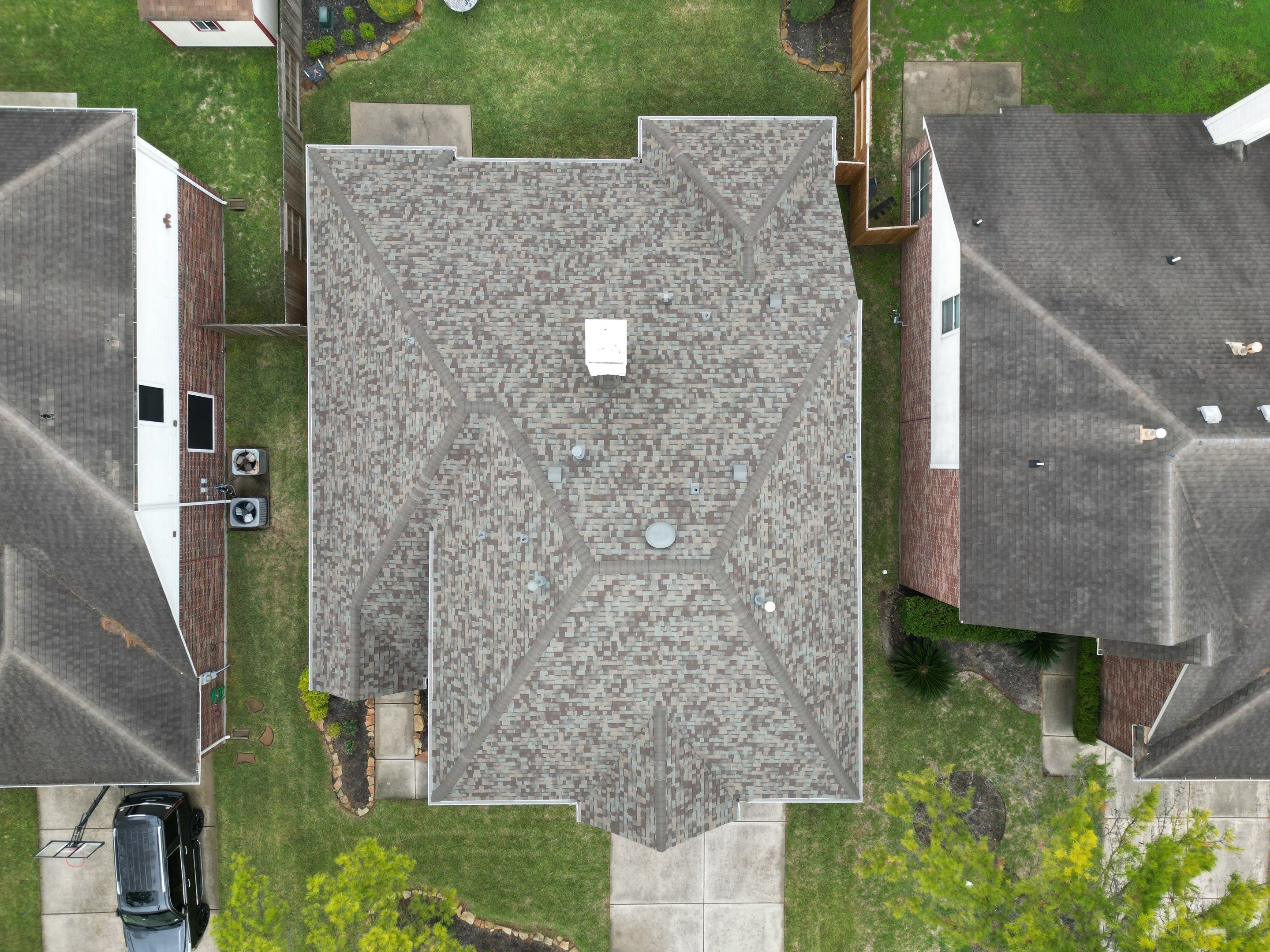 OC Duration Driftwood by HHH Roofing & Construction