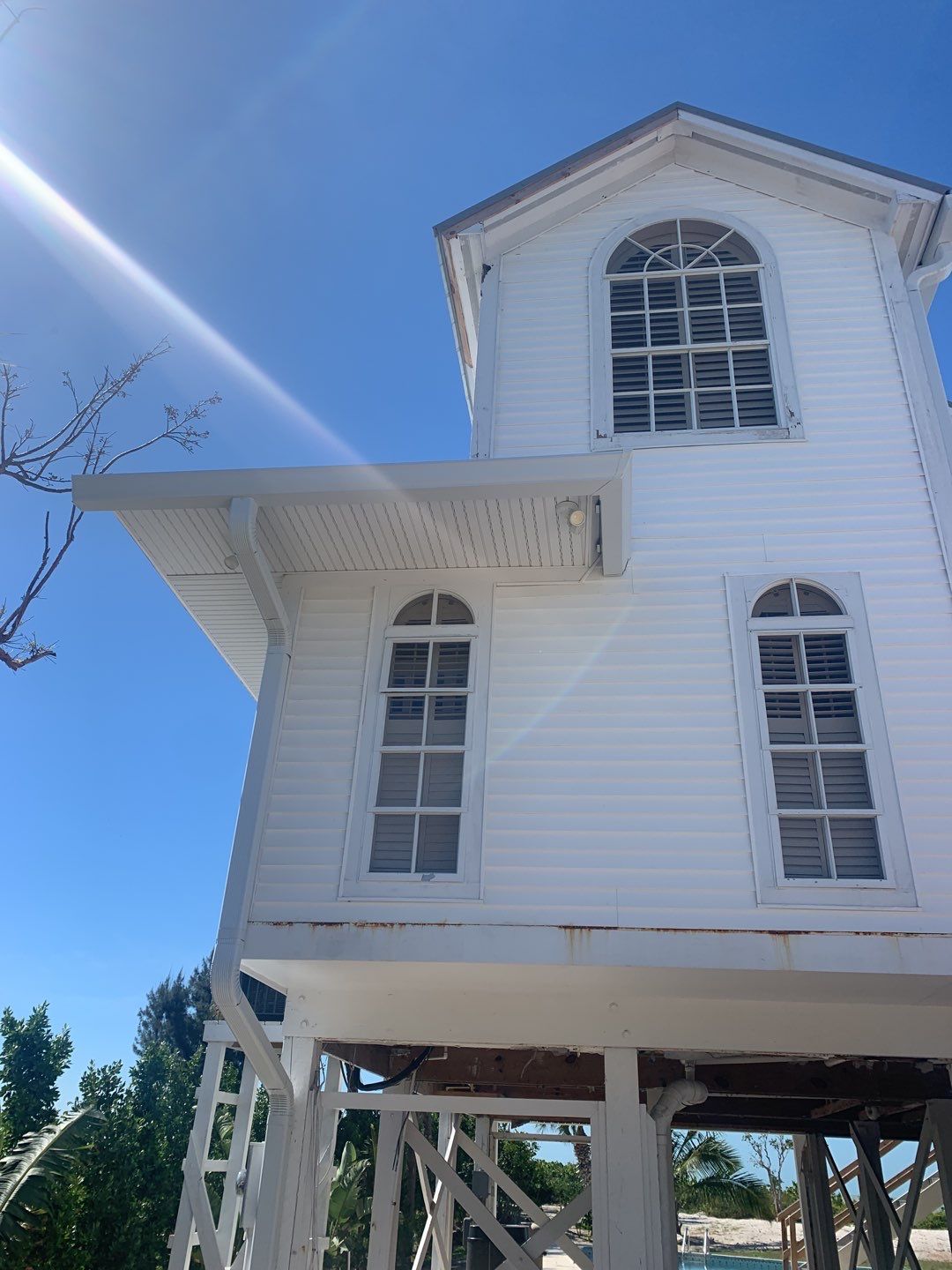 Downspout Installation using Downspout Extension in Sanibel FL by Gutter Professors