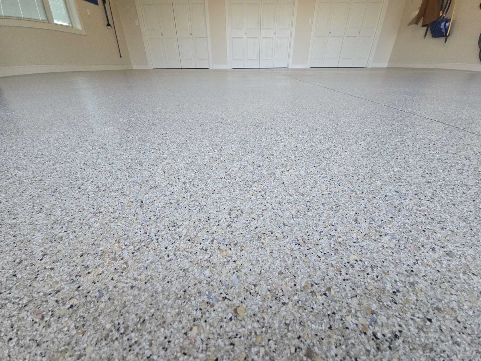 Shop Transformation using Stone/Marble Hybrid by Croc Coatings, LLC