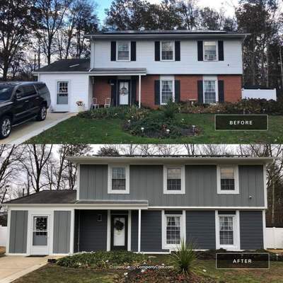 Siding Installation using JH Batten Smooth and JH Select Cedarmill Eased Edge