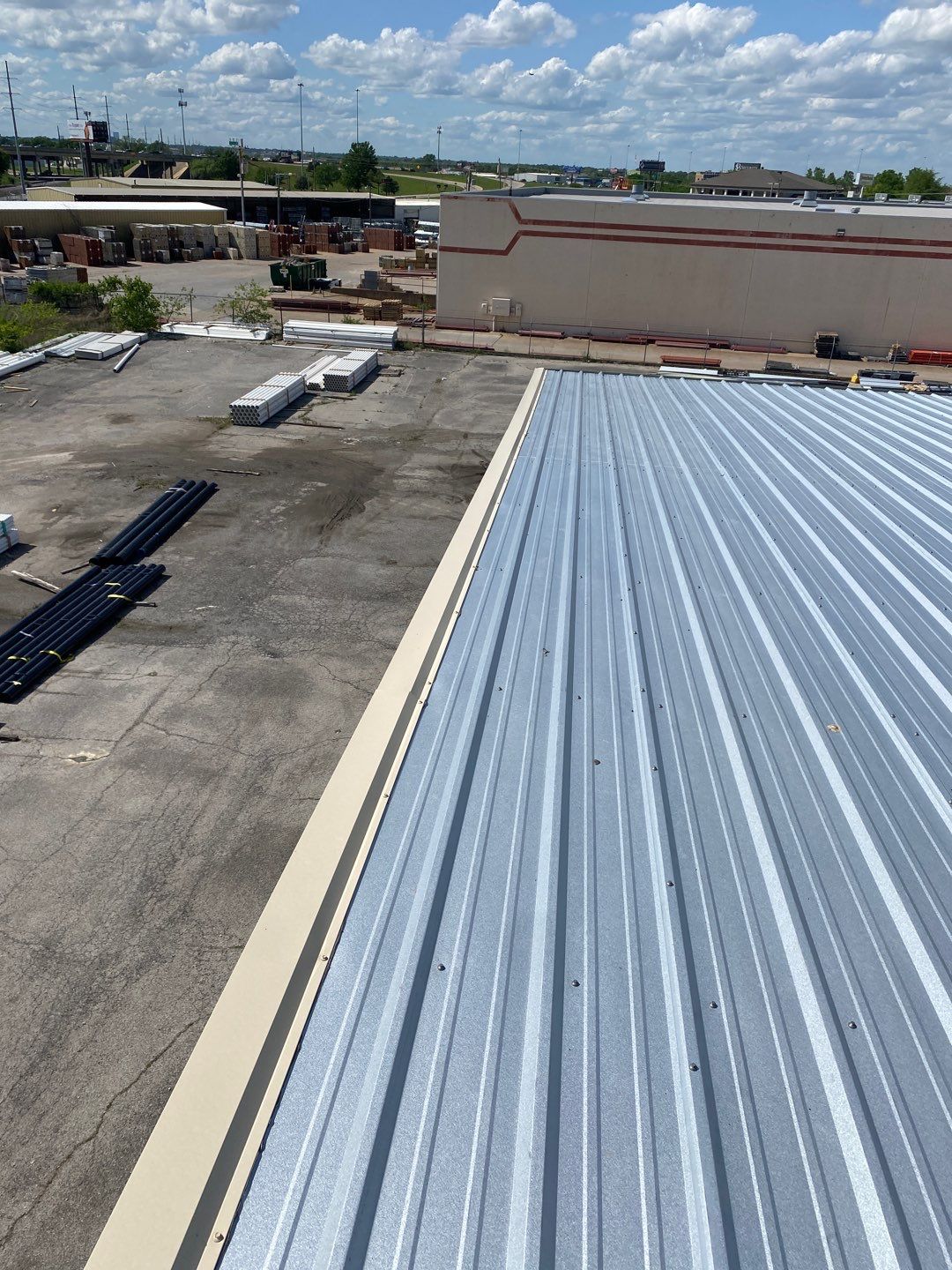 Metal Roof Project in Tulsa by Decor Roofing & Restoration