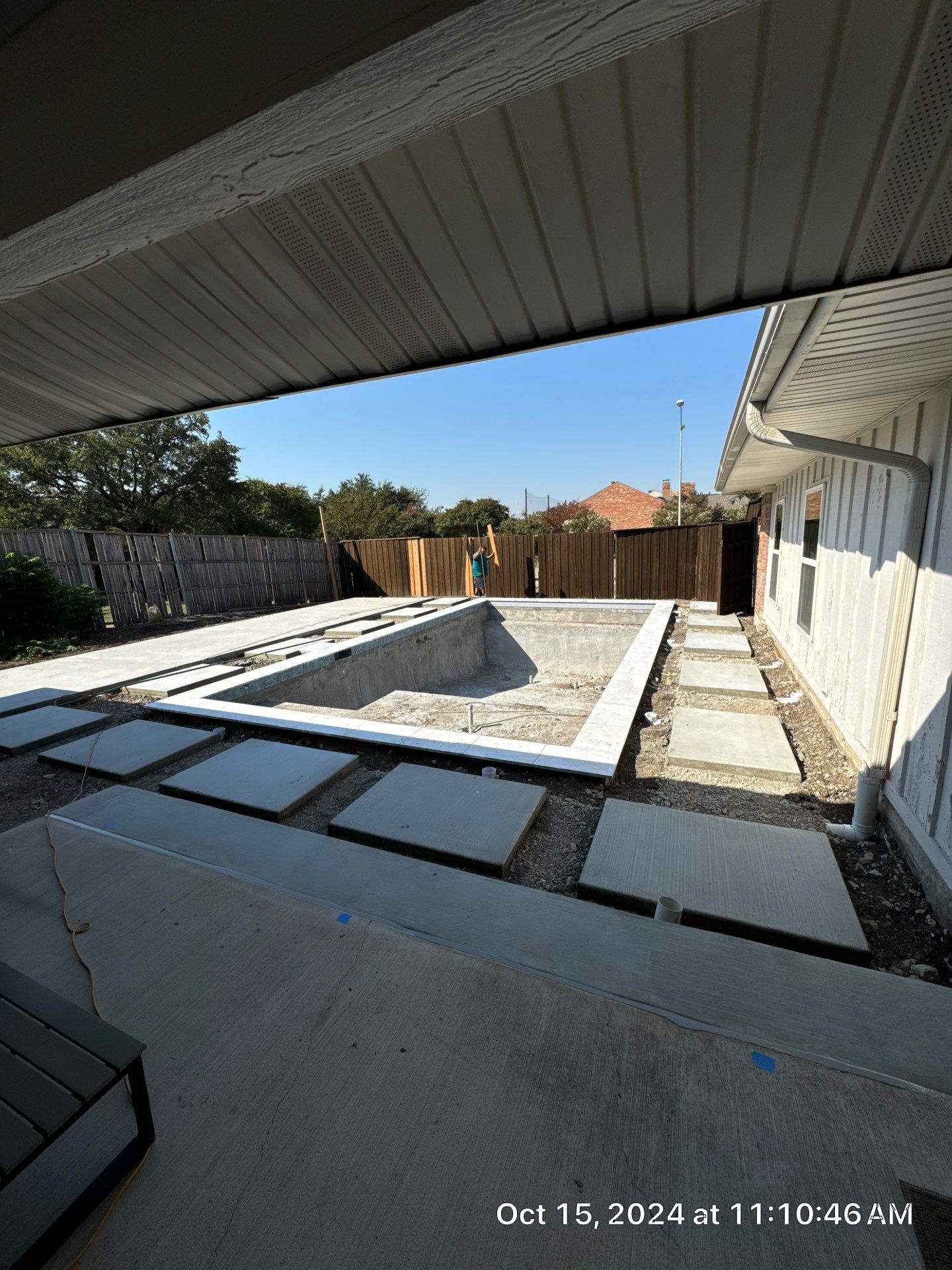 Classic Geometric Pool with Expansive Concrete Deck by Pinnacle Pools and Spas - DFW