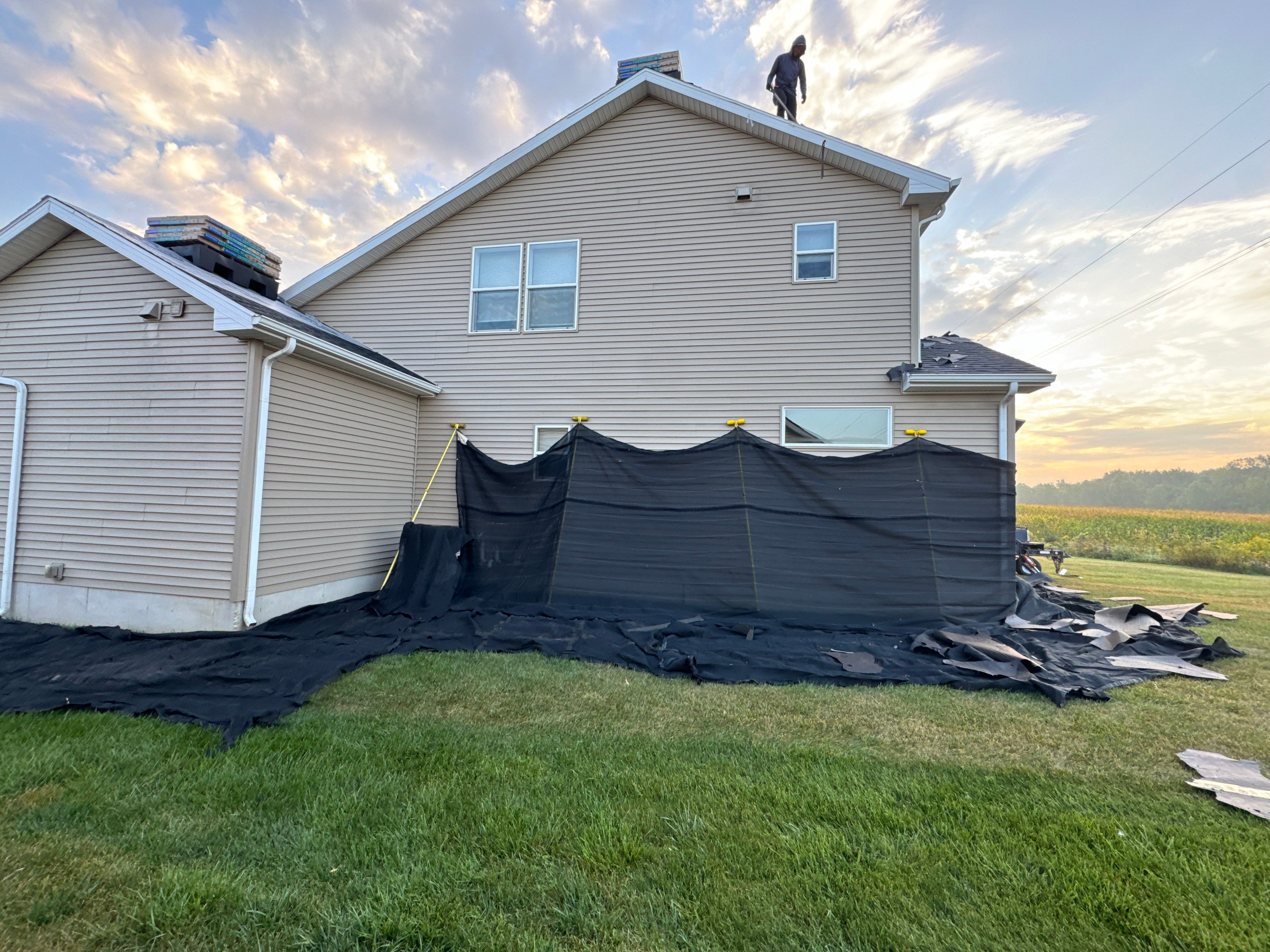 Storm Damage Repaired! by 42 North Construction, LLC.