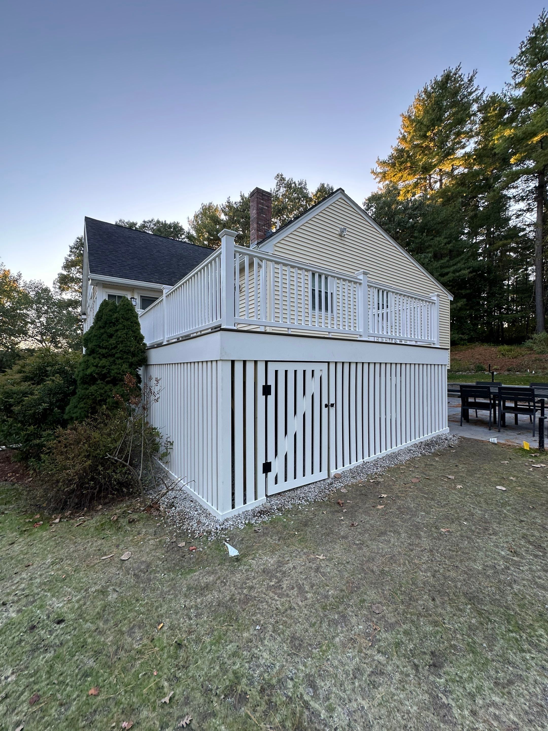 New Deck buit in Medfield MA by UBrothers Construction