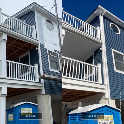 House lift in the westend of Long Beach. 