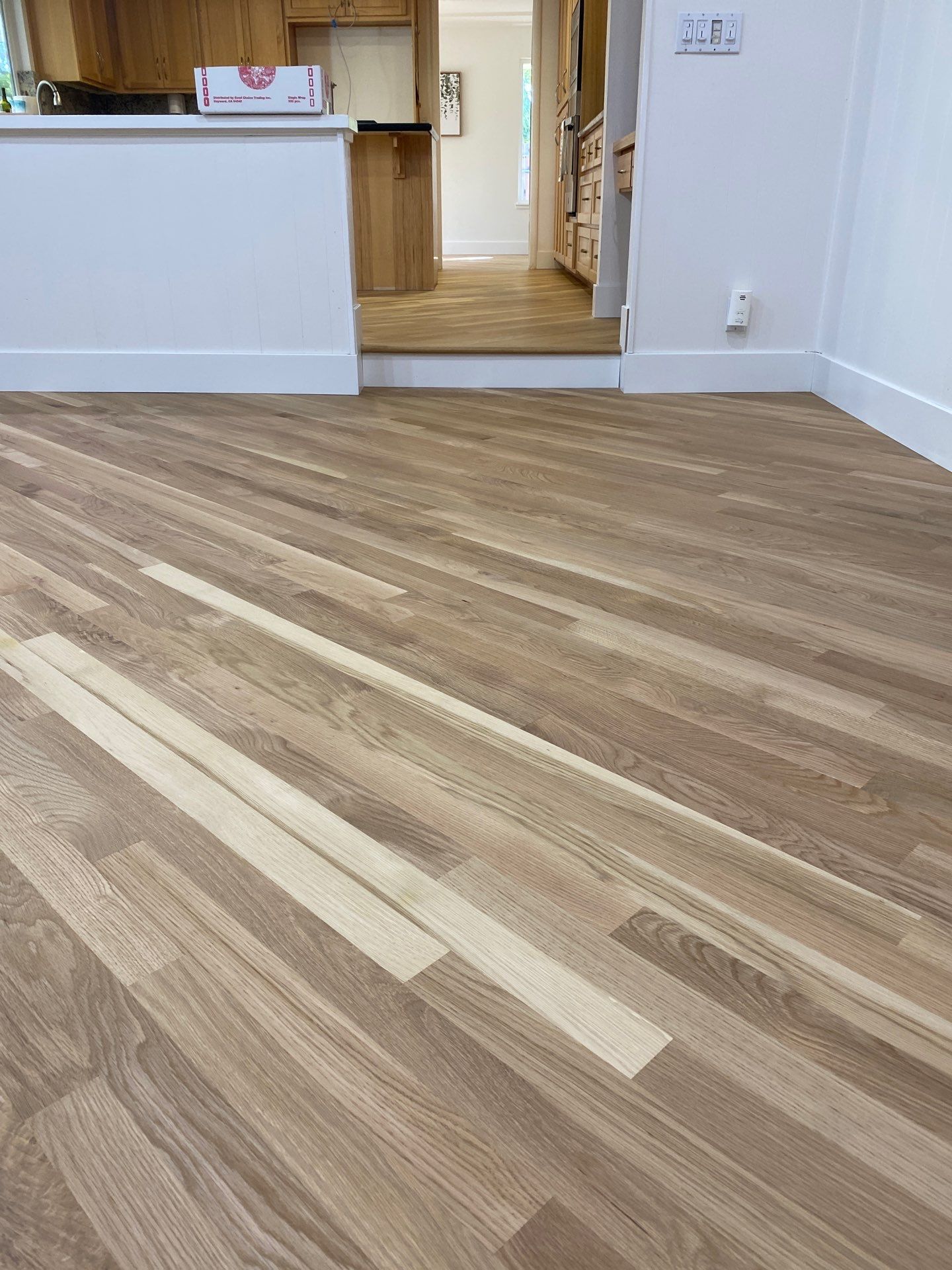 White Oak Installation and Refinish by Footprints Floors South Sacramento