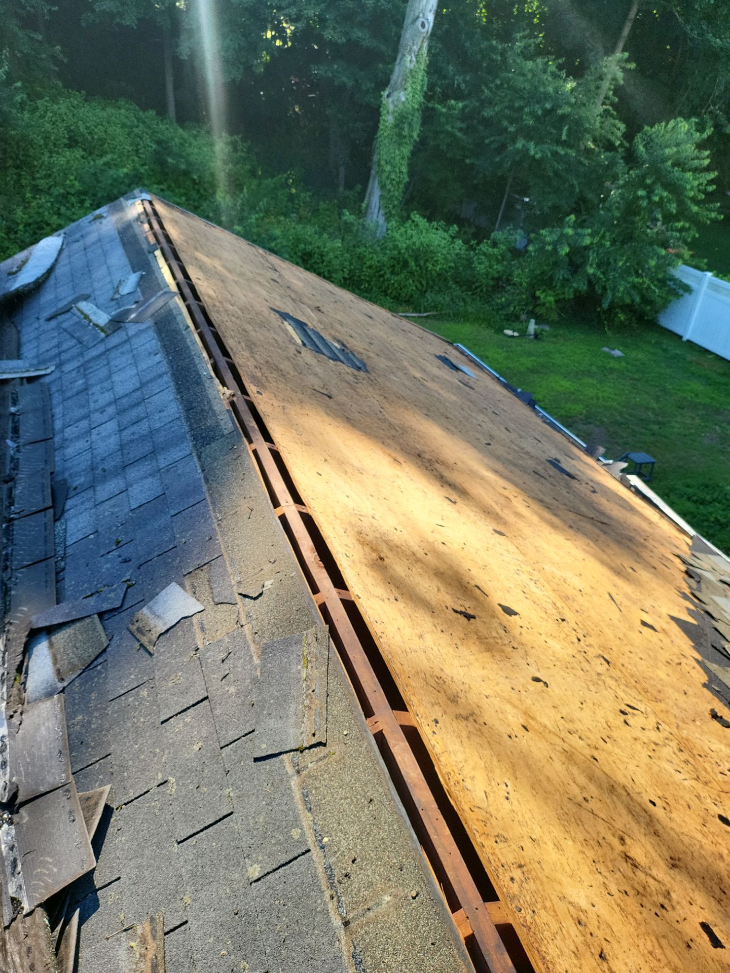 Residential Roofing Installation using Owens Corning TruDefinition Duration AR - Estate Gray by A Plus Exterior