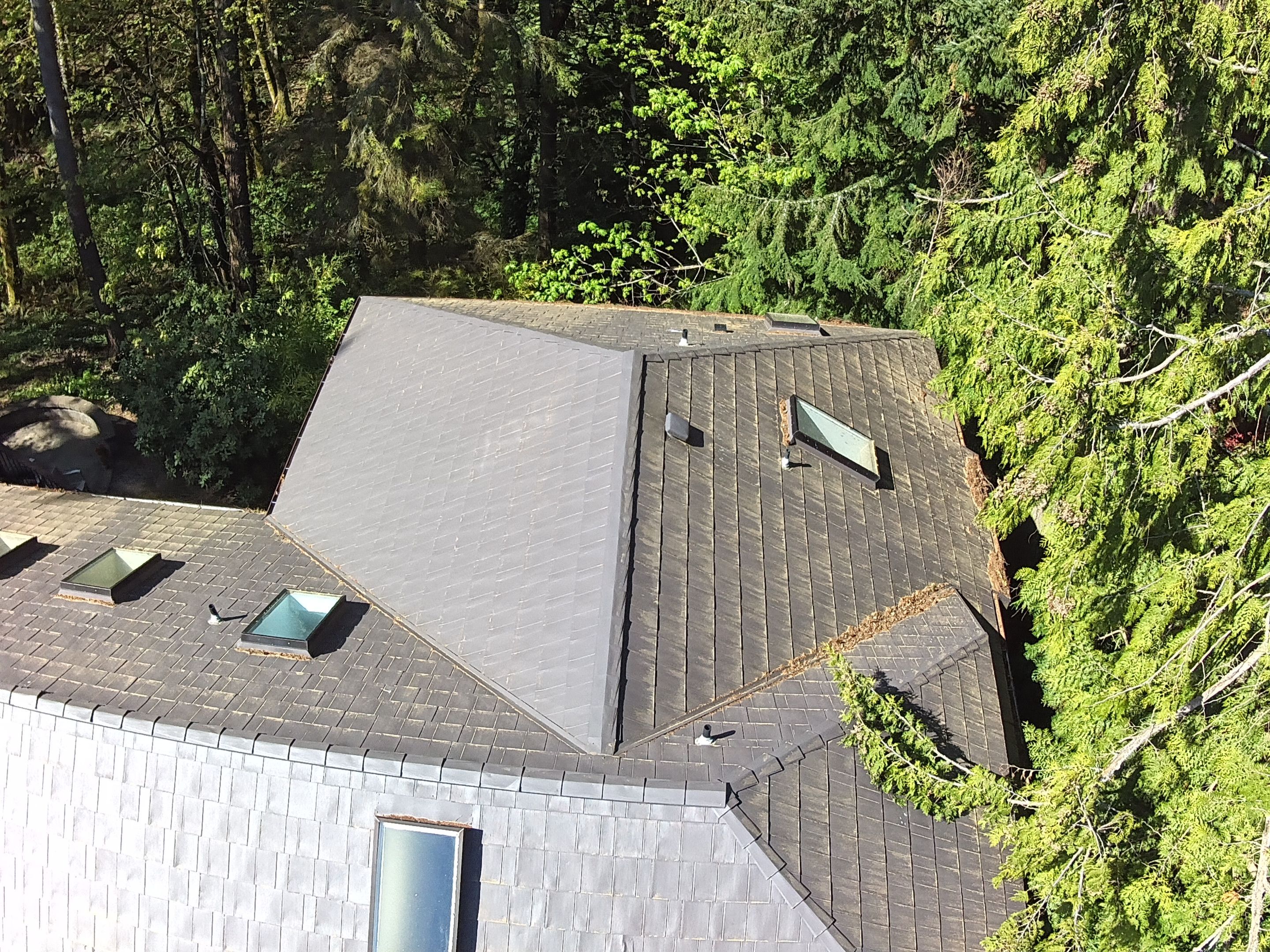 Stamped Metal Roof to EuroShield Vermont Slate by RoofSmart