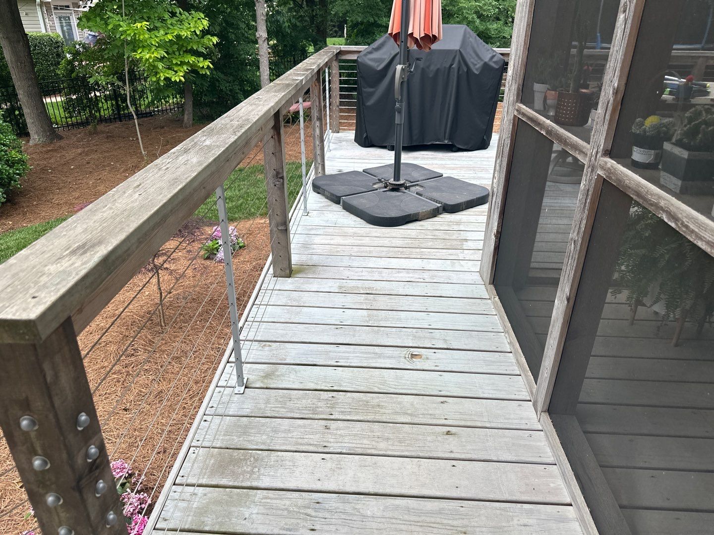 Weathered Deck using Wood Sealant by DuraSeal