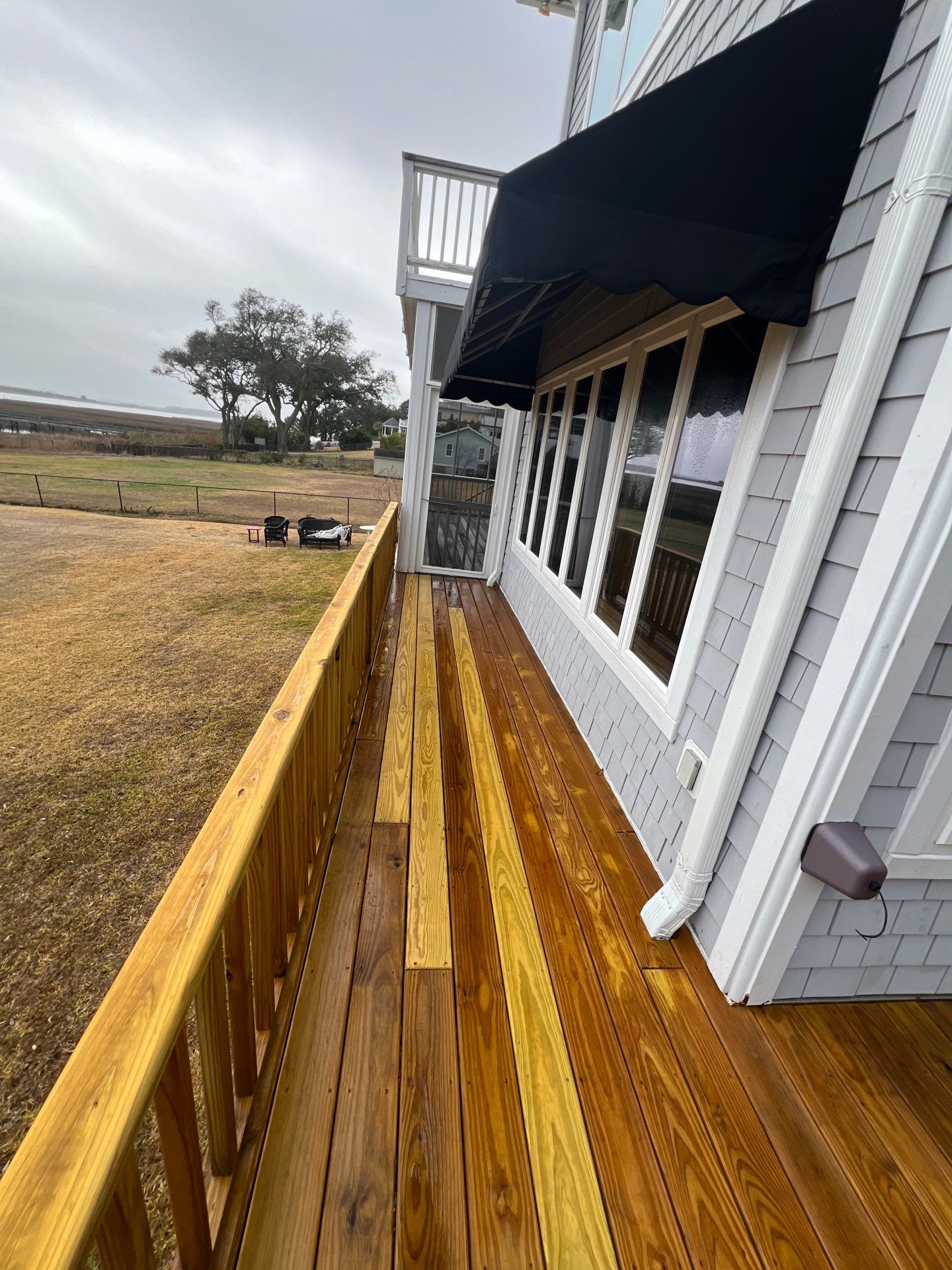 Coated Deck using Wood Sealant by DuraSeal