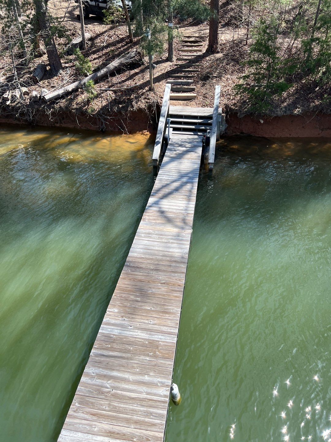 Dock using Wood Sealant by DuraSeal