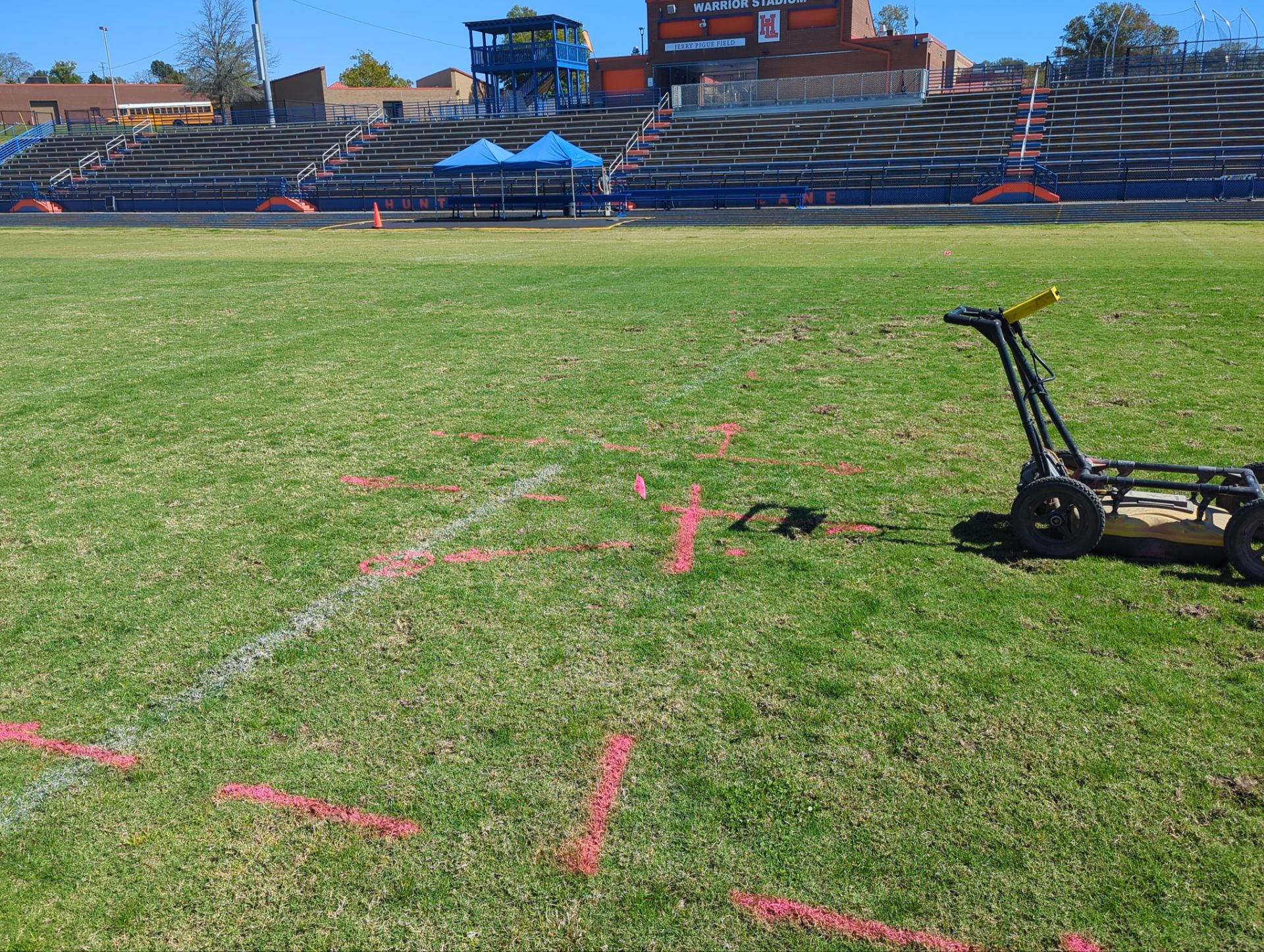 Football Field - Utility Locate and GPR Investigation by Alsip Locating Service, LLC