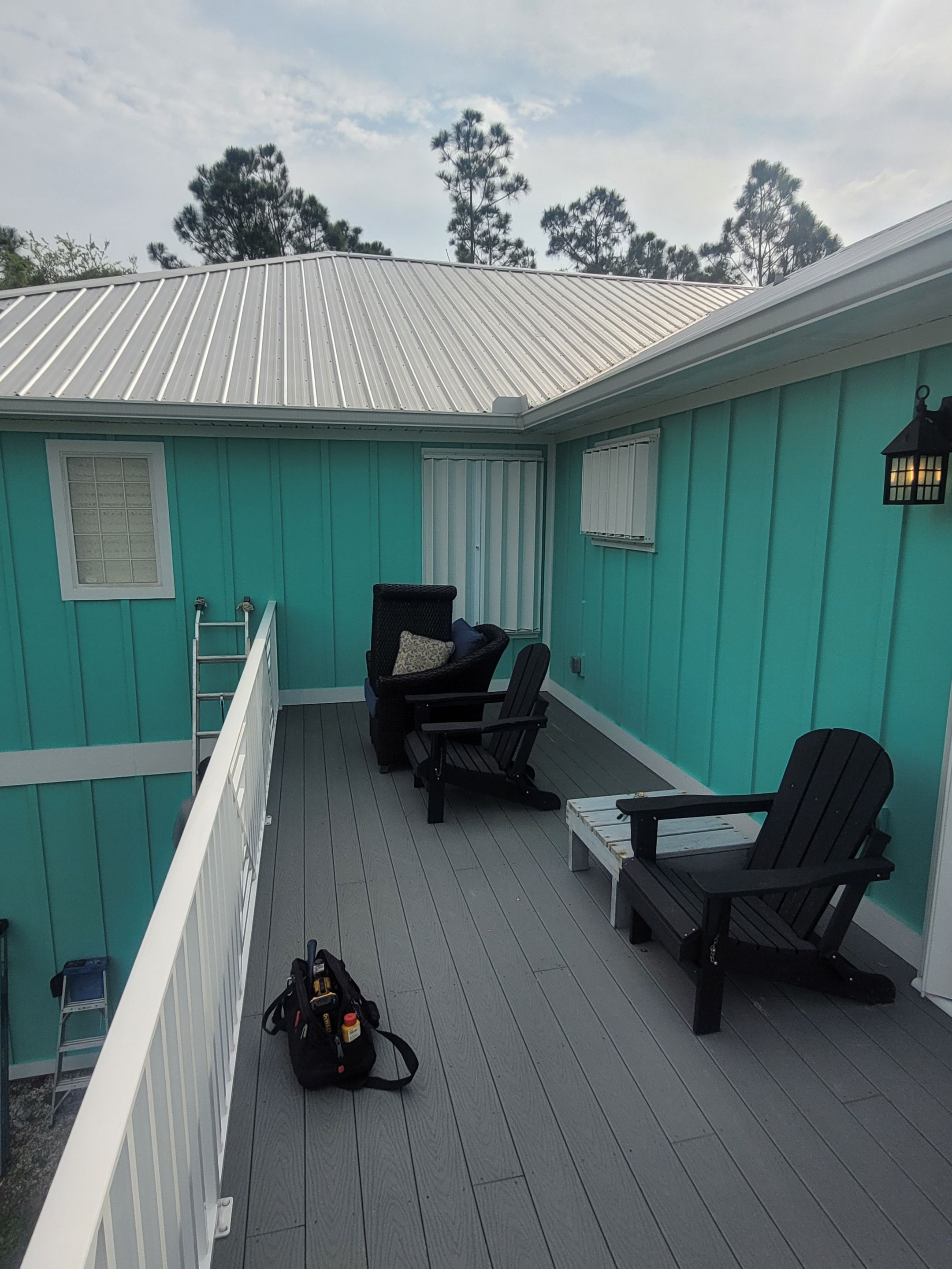 Elevated Patio Cover w/Pergola Trim by Titan Sunrooms