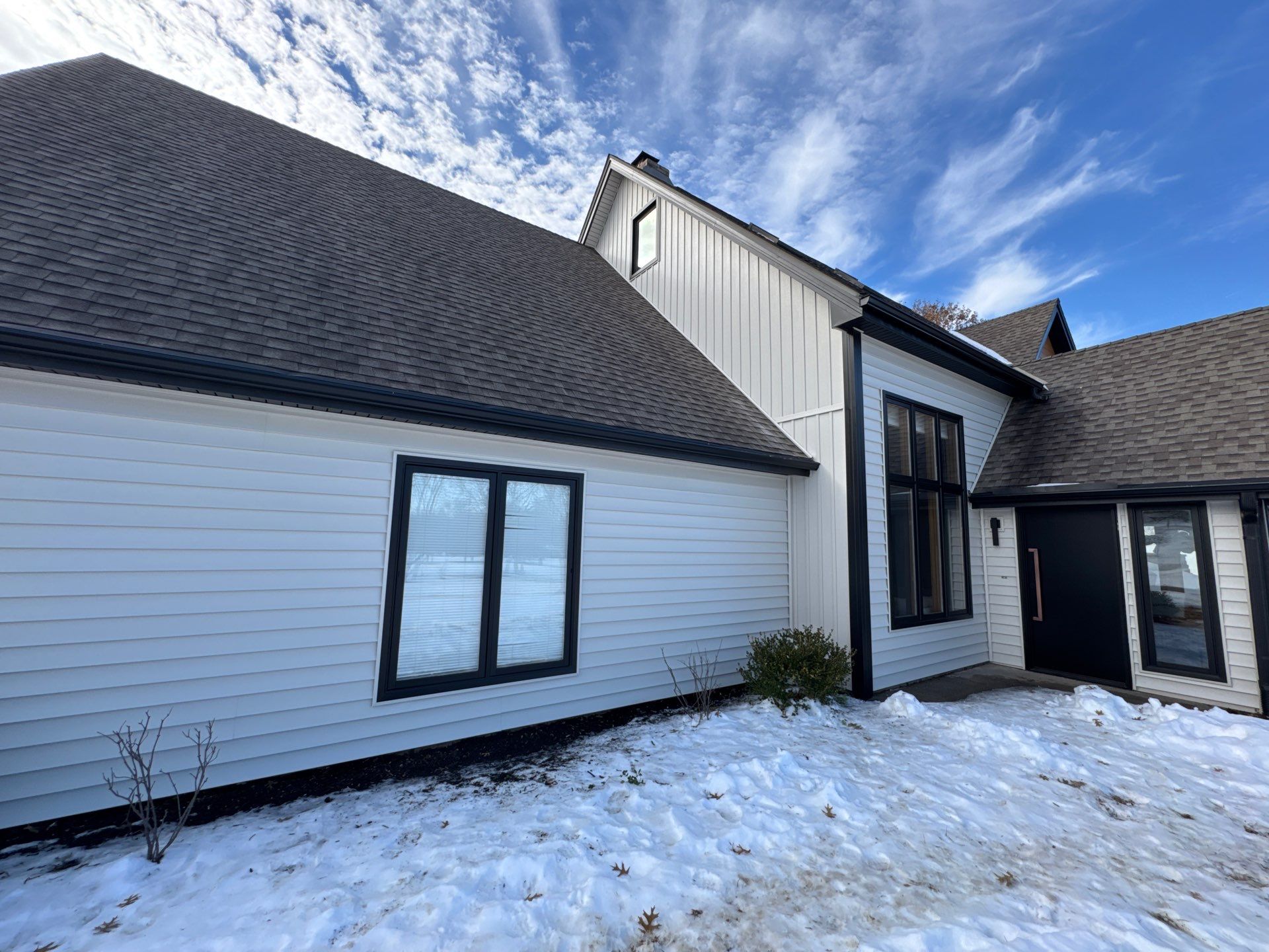 Craneboard Siding and Cedar Renditions Installation in Liberty Mo  by EEC  Windows, Siding & Roofing 