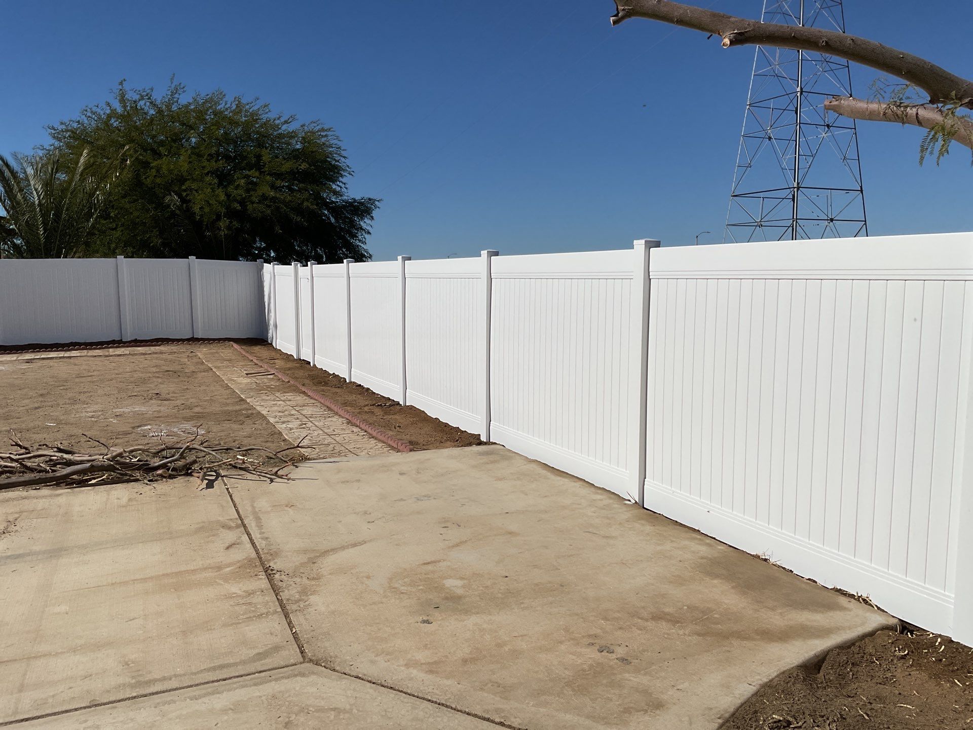 Fence Installation using Vinyl by Fence Guys Inc.