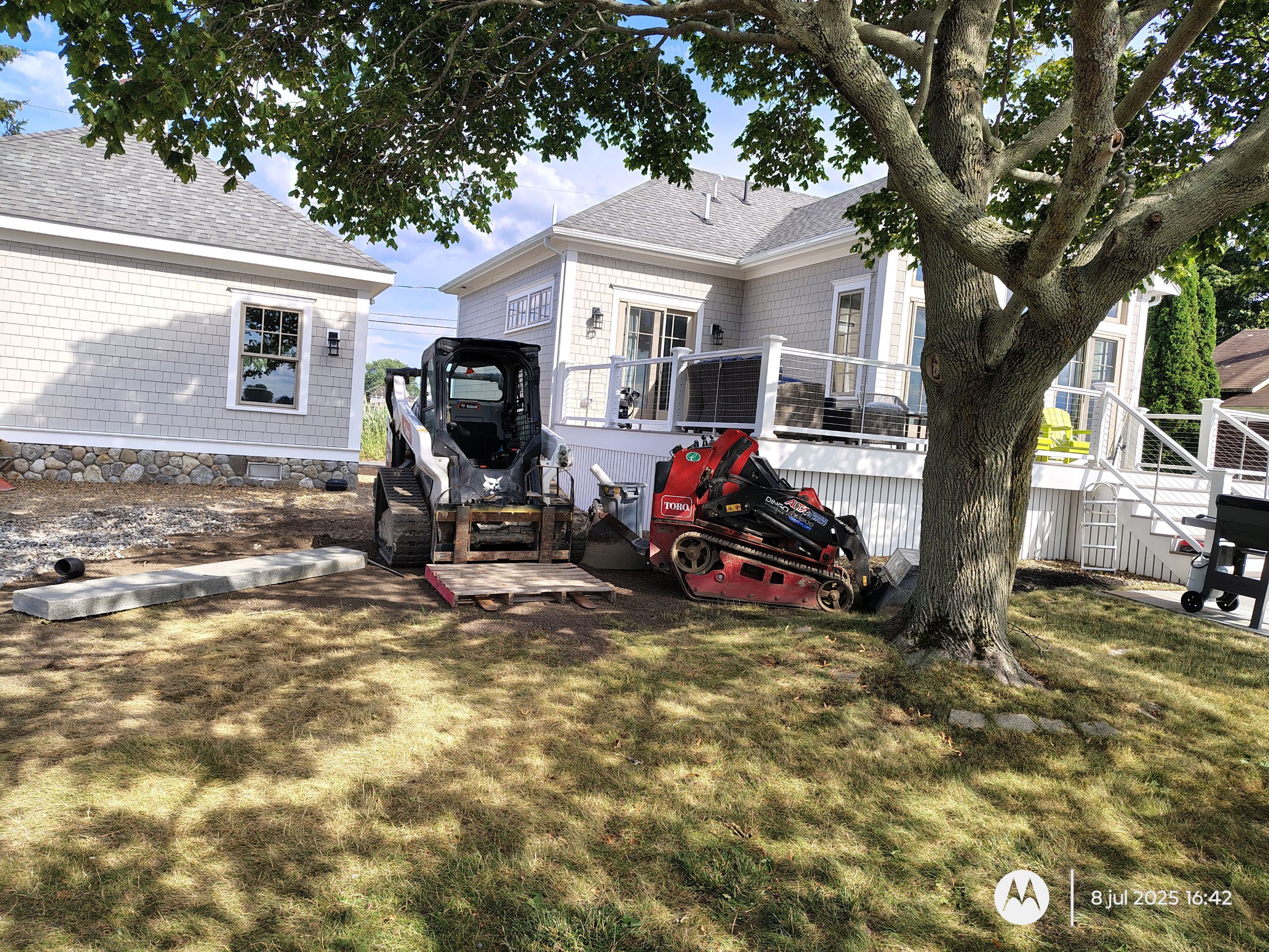 Beautiful Re-disgn by the water in Danvers MA  by Cole Landscaping Inc