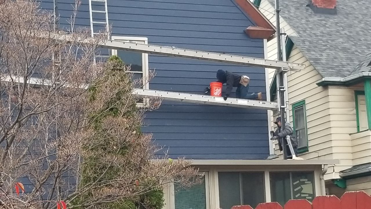 Fire damaged home in Tremont by Absolute Roofing and Construction