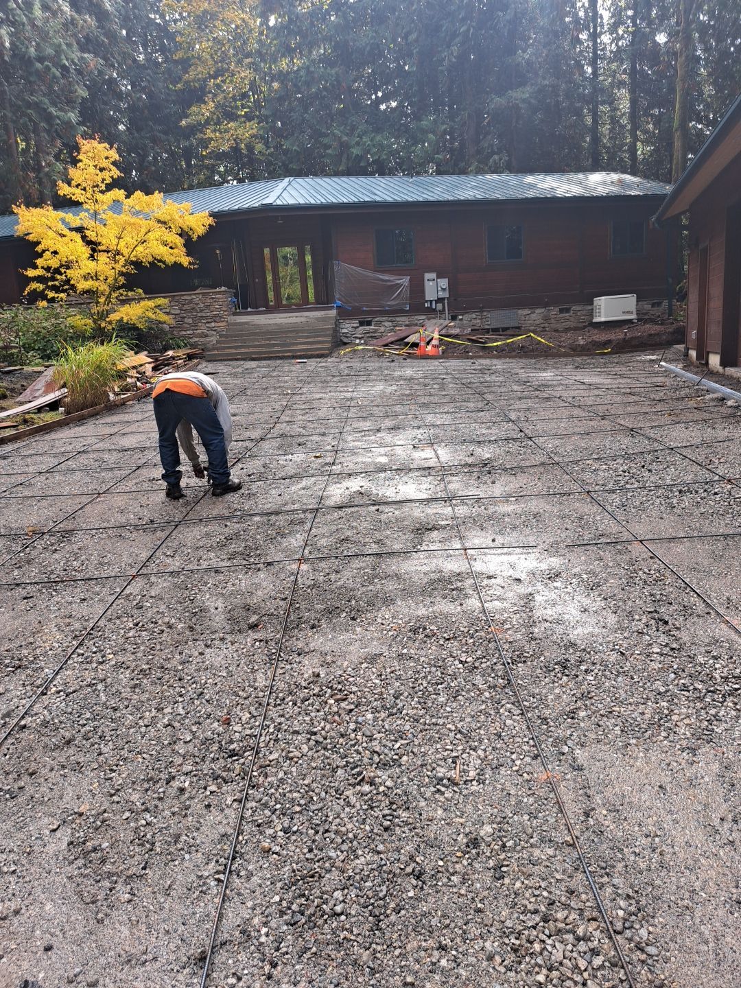 Pia | Custom Concrete Driveway, Walkway & Floating Steps by Jireh Asphalt & Concrete Inc 
