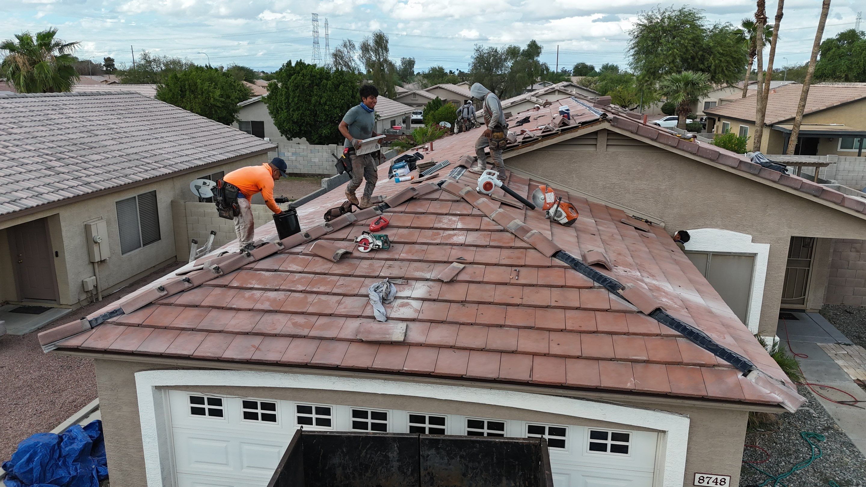 Project in Peoria, AZ by Saint Roofing