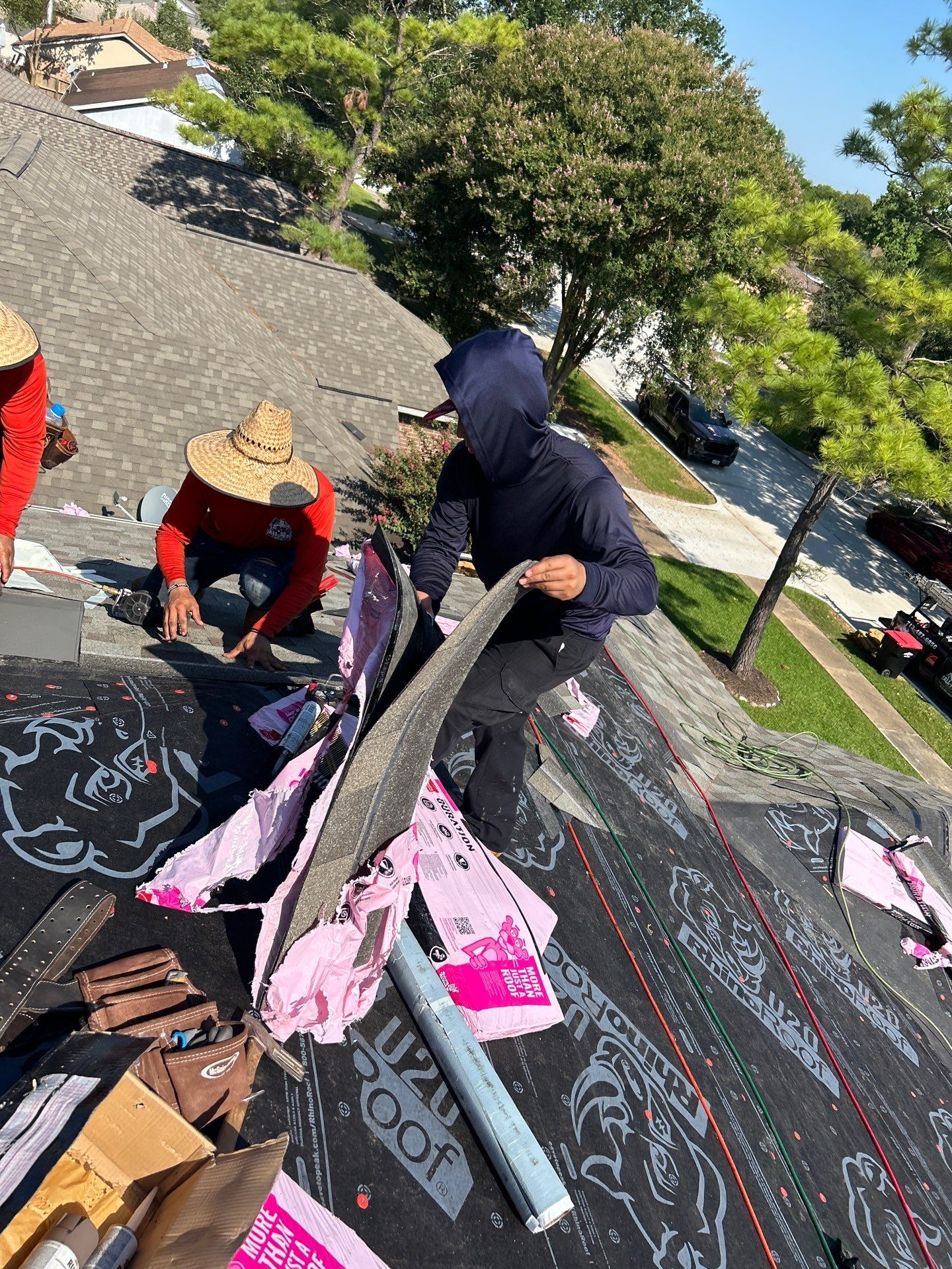 Residential Roofing Repair using Owen's Corning Duration (Lifetime) Shingles by Roof Repair Company