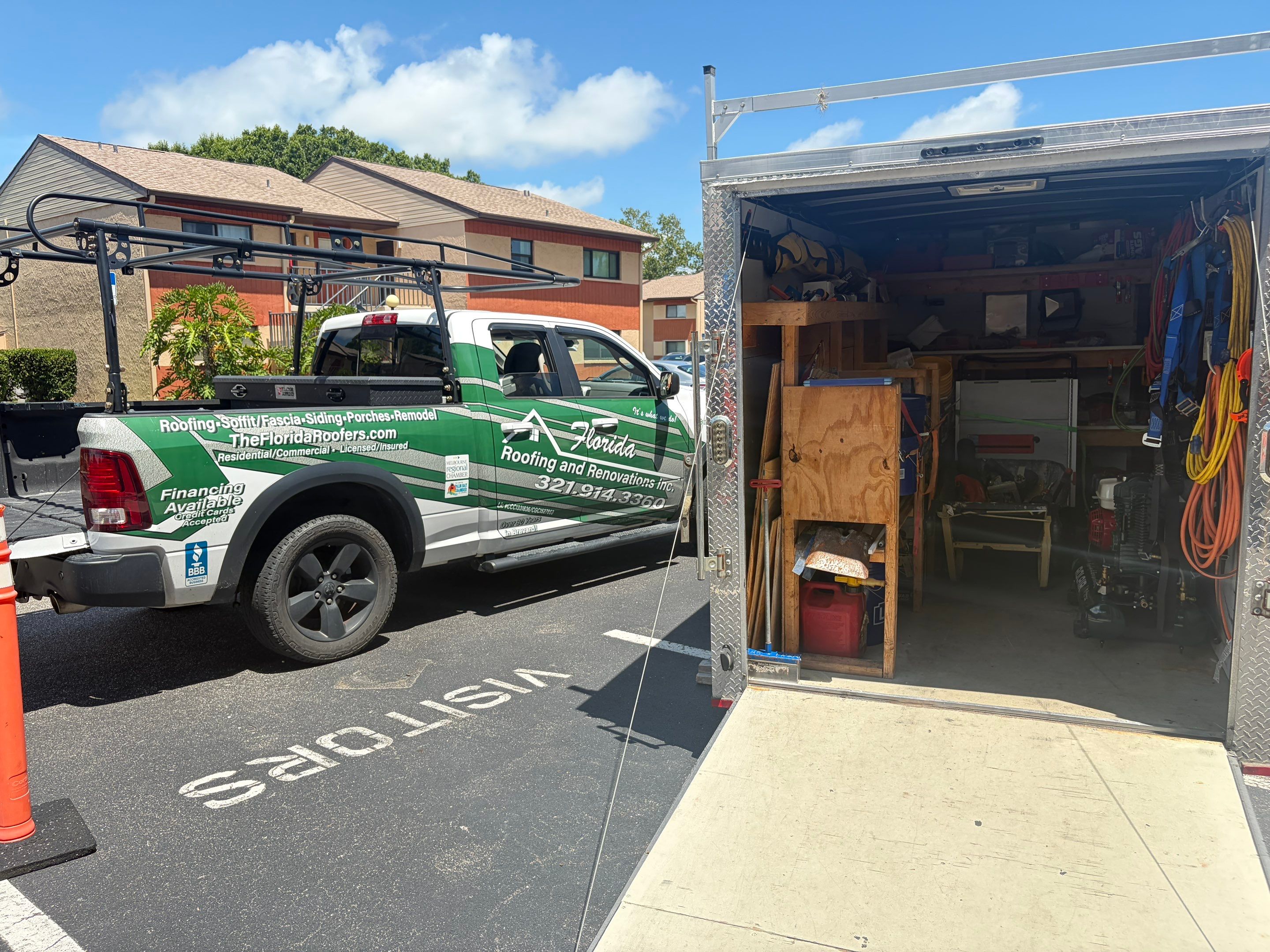 Multi-Family Roof Replacement and Siding Installation in Melbourne by Florida Roofing and Renovations Inc.