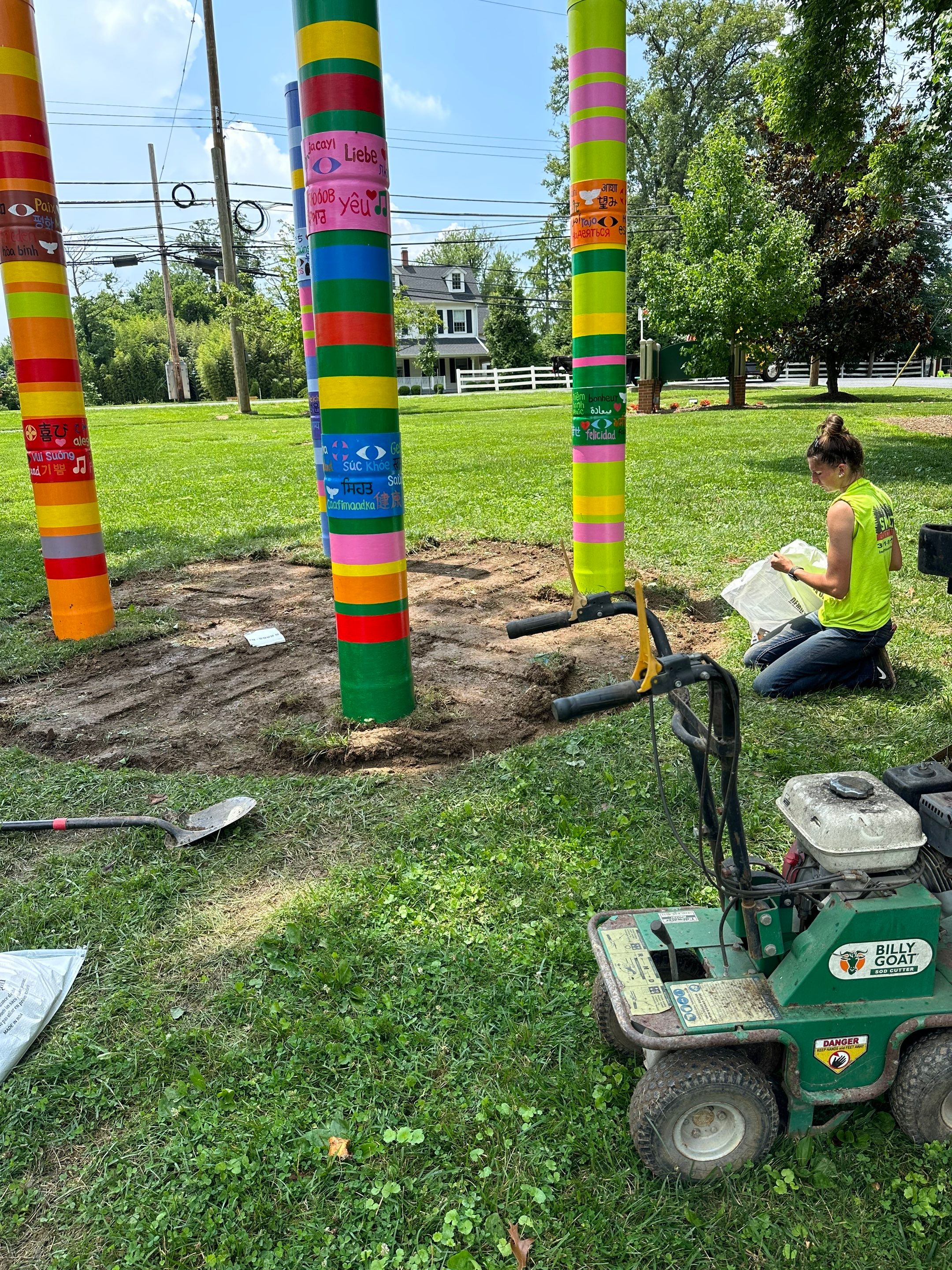 Indoor & Outdoor Art Installation by The Smet Companies, LLC
