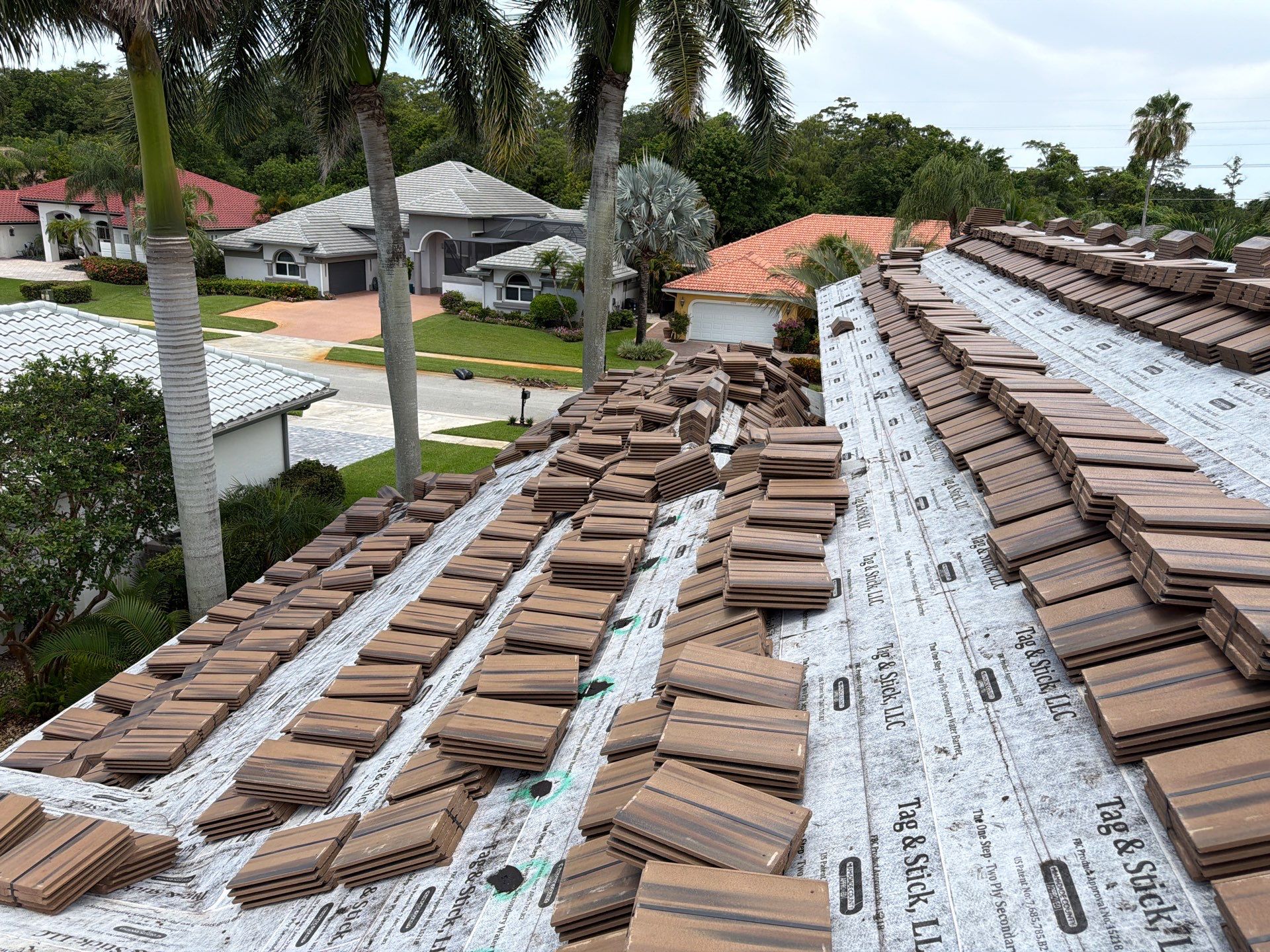 Residential Roofing Installation using Crown by BLUES BROTHERS ROOFING