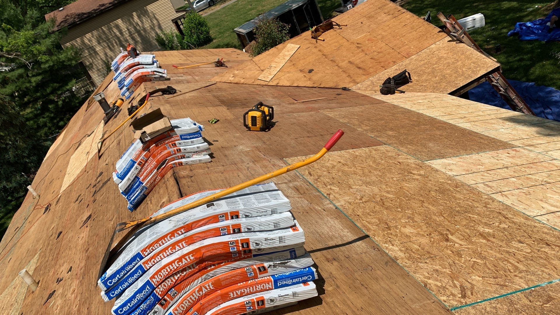 Roof Replacement using CertainTeed Landmark by 180 Contractors
