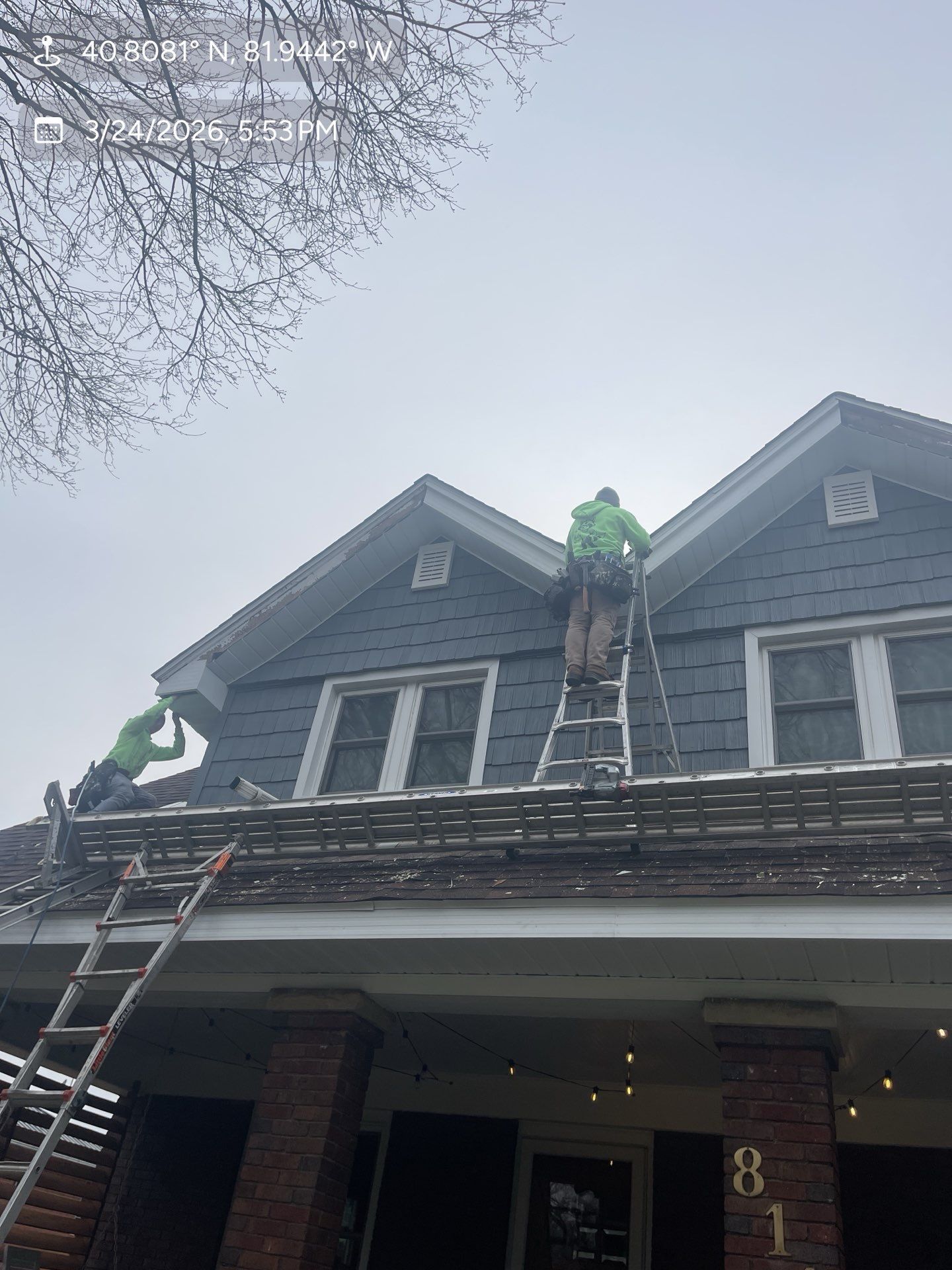 The Ultimate Wooster Makeover: Brownwood & Blue Beauty by Cornerstone Roofing And Siding