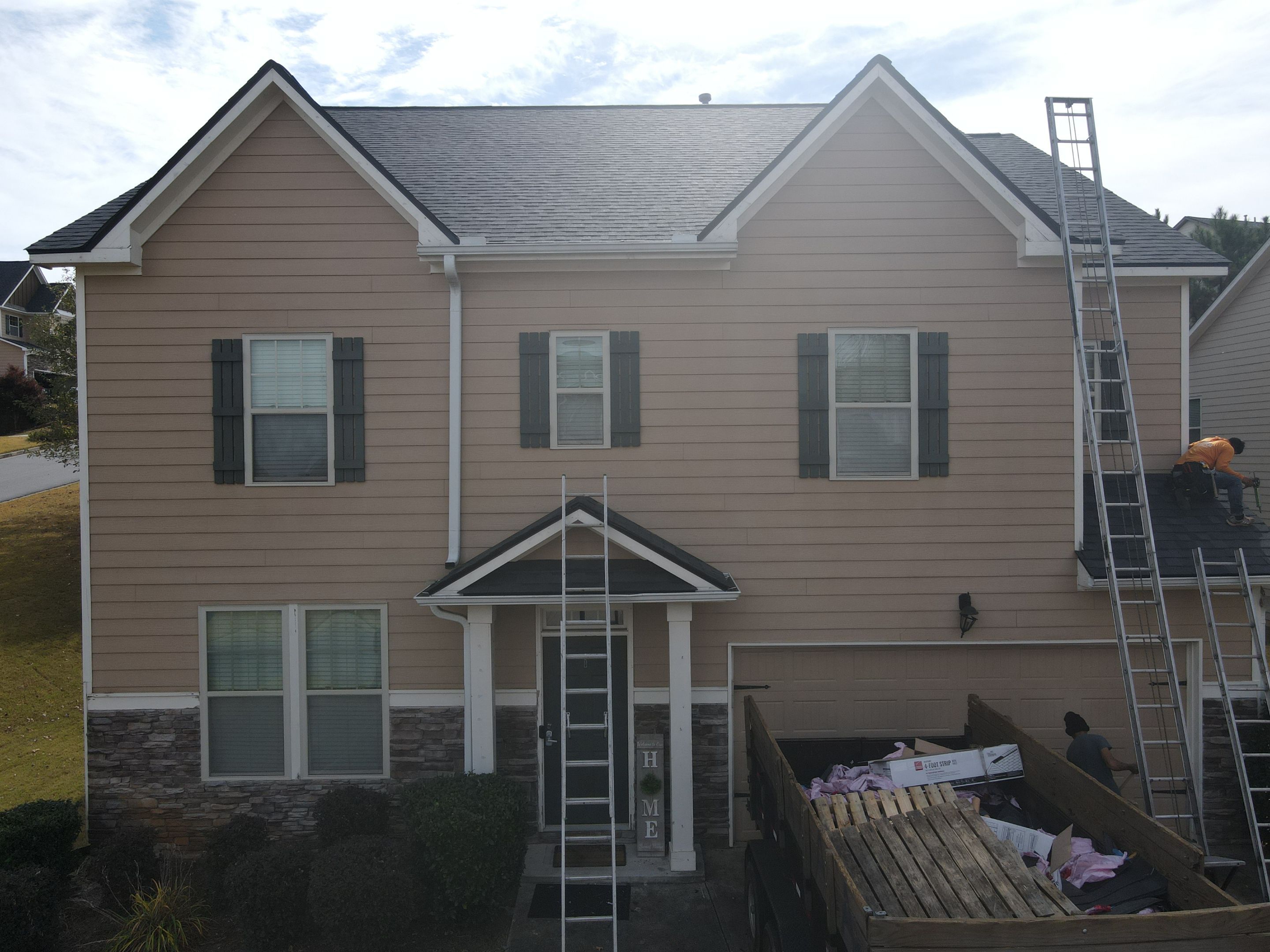 Residential Roofing Installation using Owens Corning by Inspector Roofing and Restoration