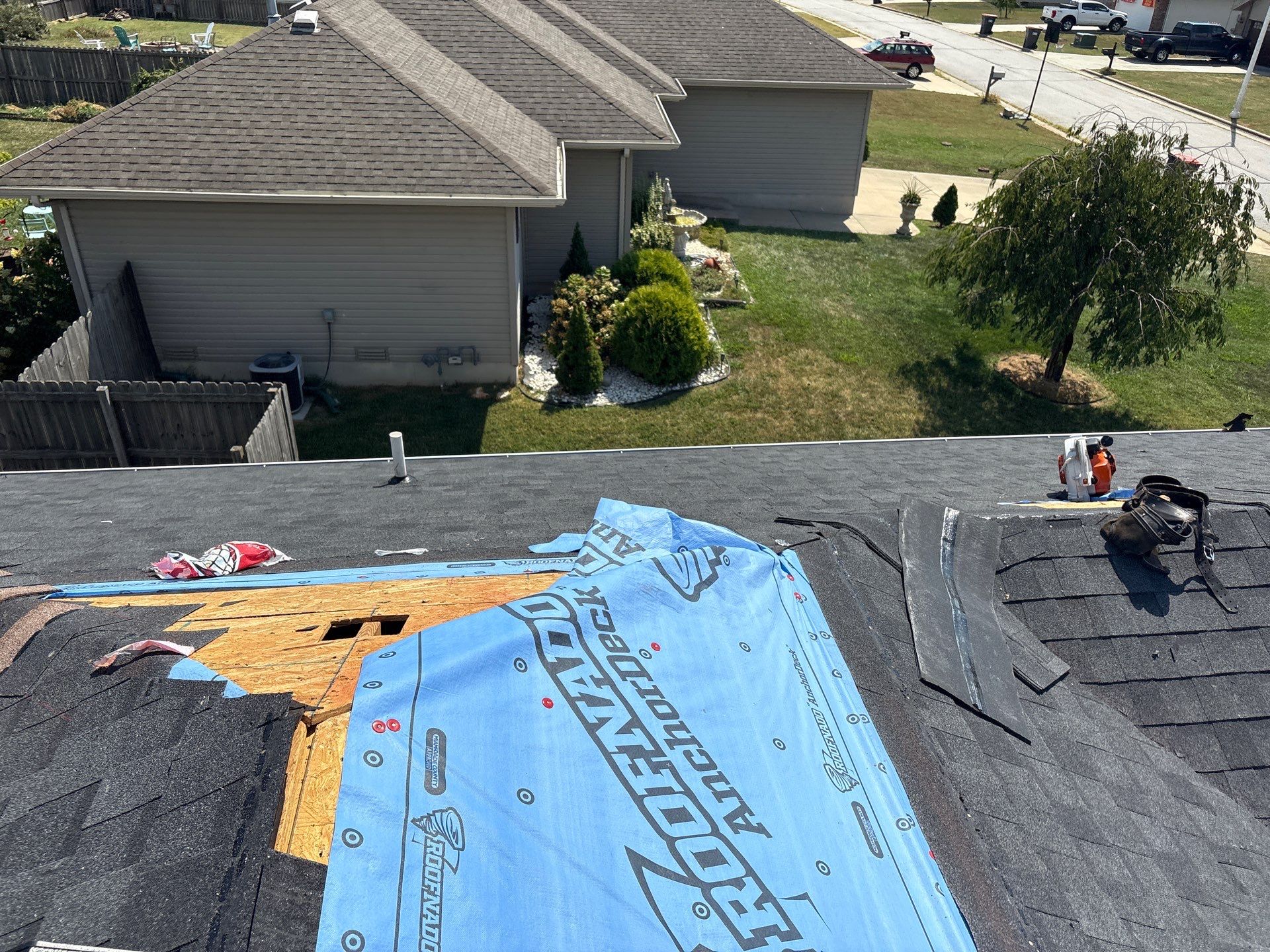 Residential Roofing + Gutters & Downspouts Install  by Titan Commercial & Residential Roofing 