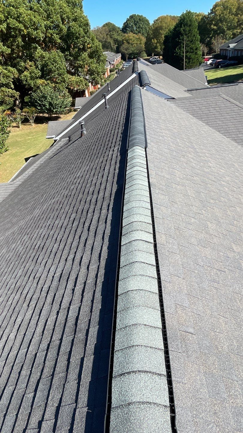 Weekend install for this commercial building to eliminate disruption to the businesses by Georgia Roof Advisors