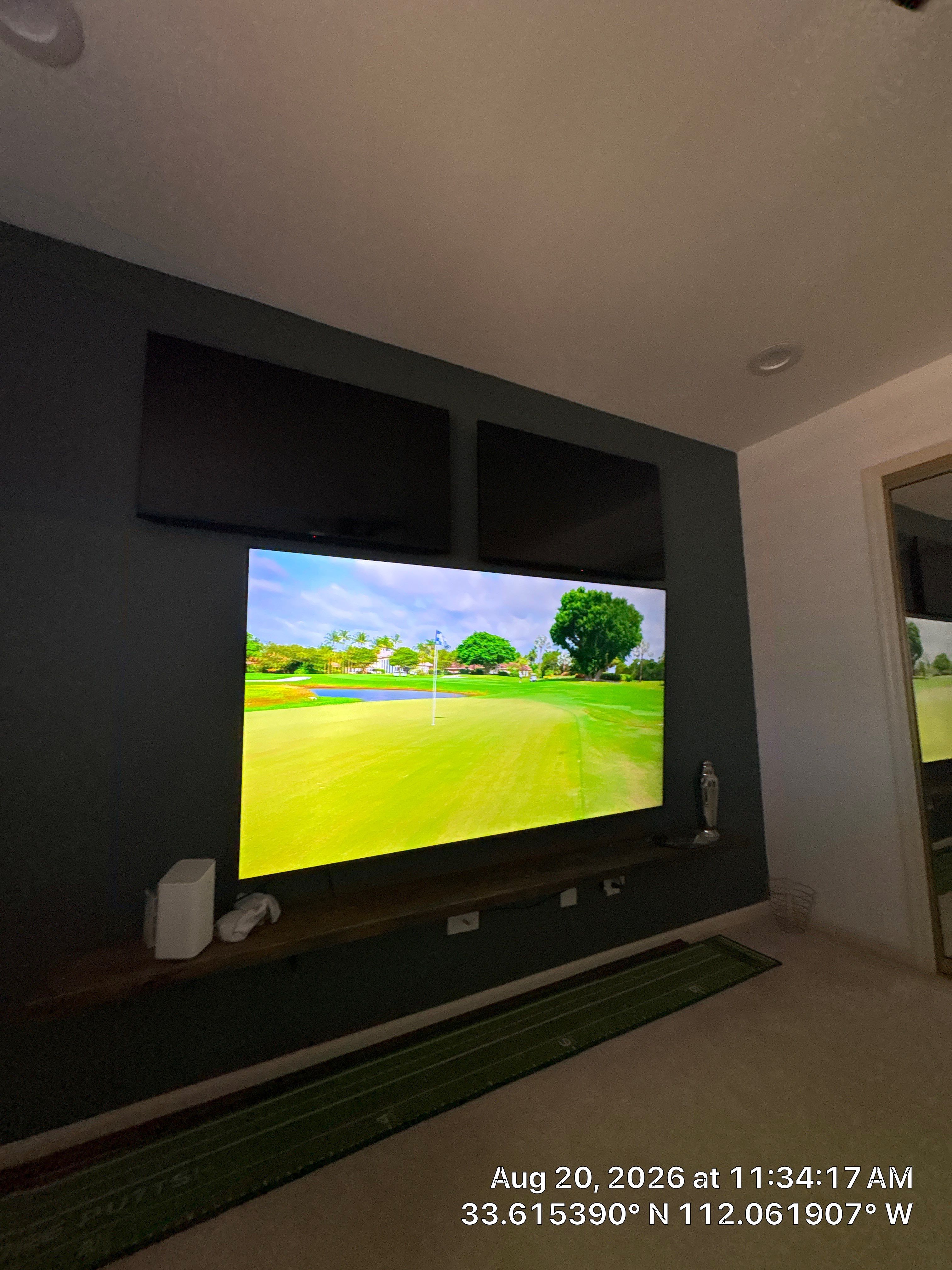 Interior Home Office Refresh with Custom Accent Wall in Phoenix by CompanyCam Sales Demo