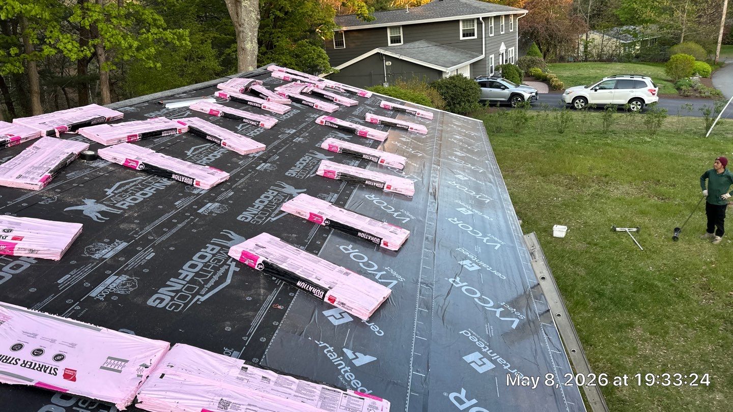 Roof Replacement + Ice Belt + Metal Valleys | Chelmsford, MA by Mighty Dog Roofing of Greater Middlesex County